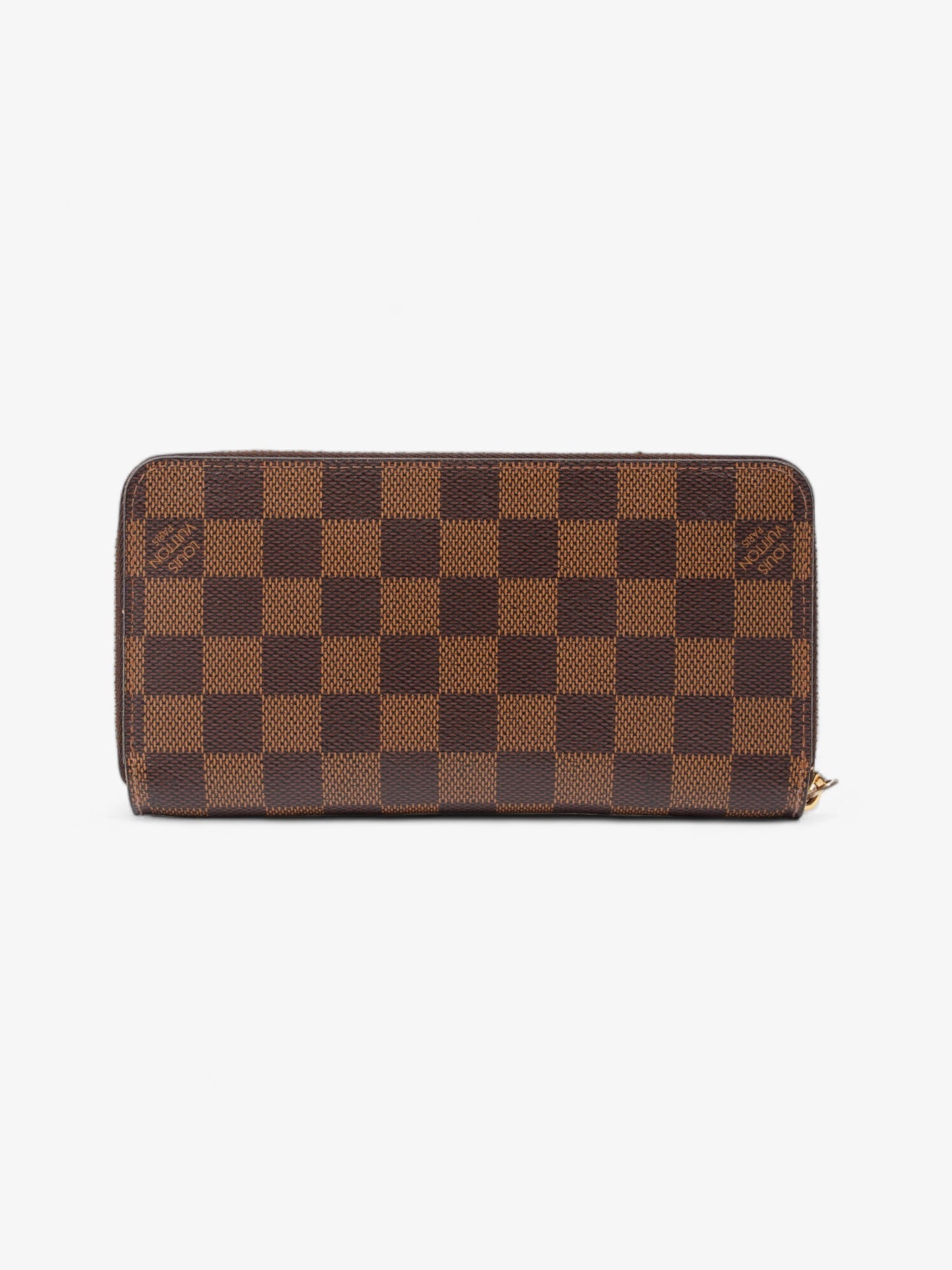 Louis Vuitton Zippy Ebene Coated Damier Canvas Coated Canvas Wallet Case Canvas 1
