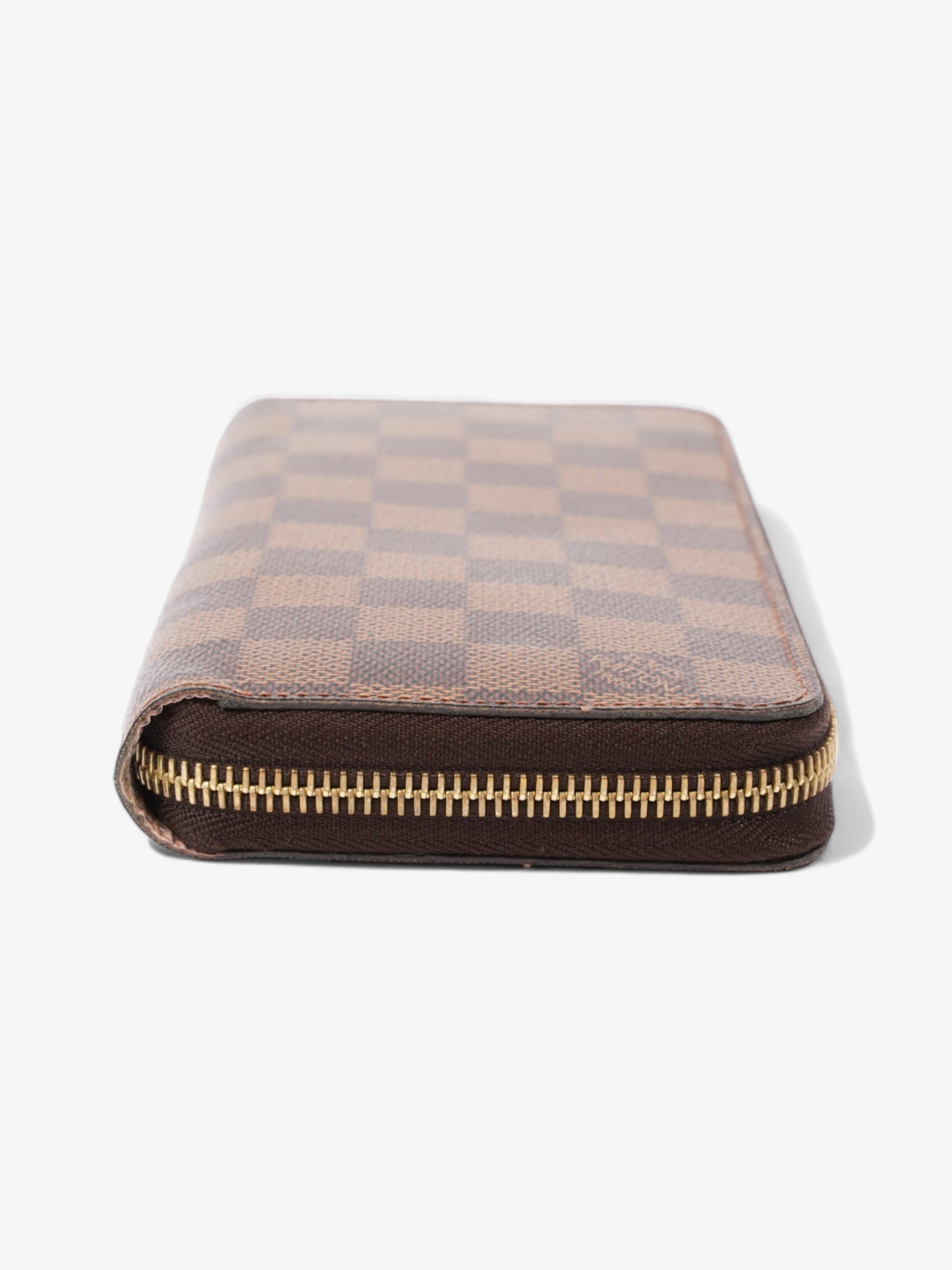 Louis Vuitton Zippy Ebene Coated Damier Canvas Coated Canvas Wallet Case Canvas 1