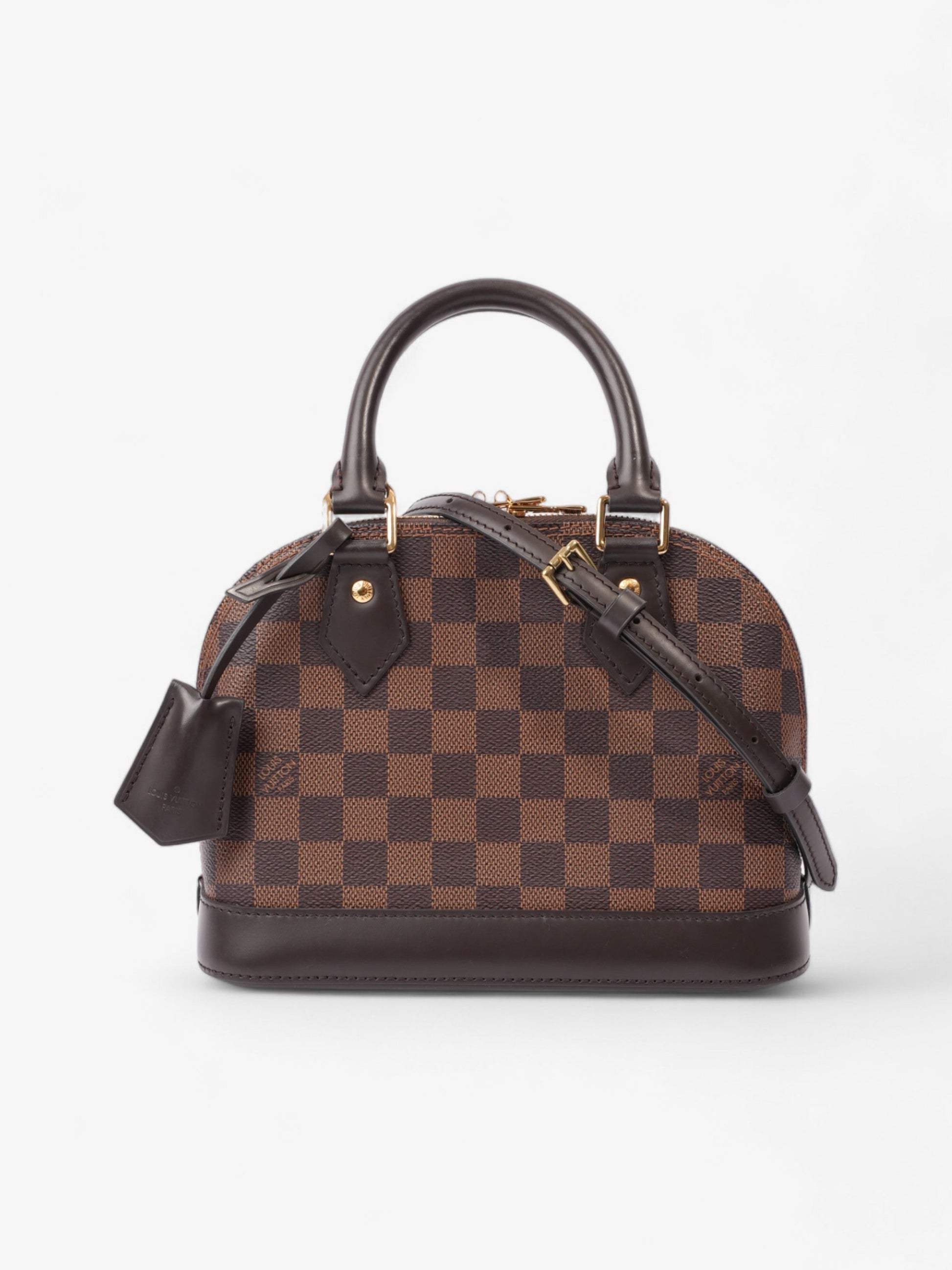 Louis Vuitton Alma BB Ebene Coated Damier Canvas Coated Canvas Apparel Canvas 2