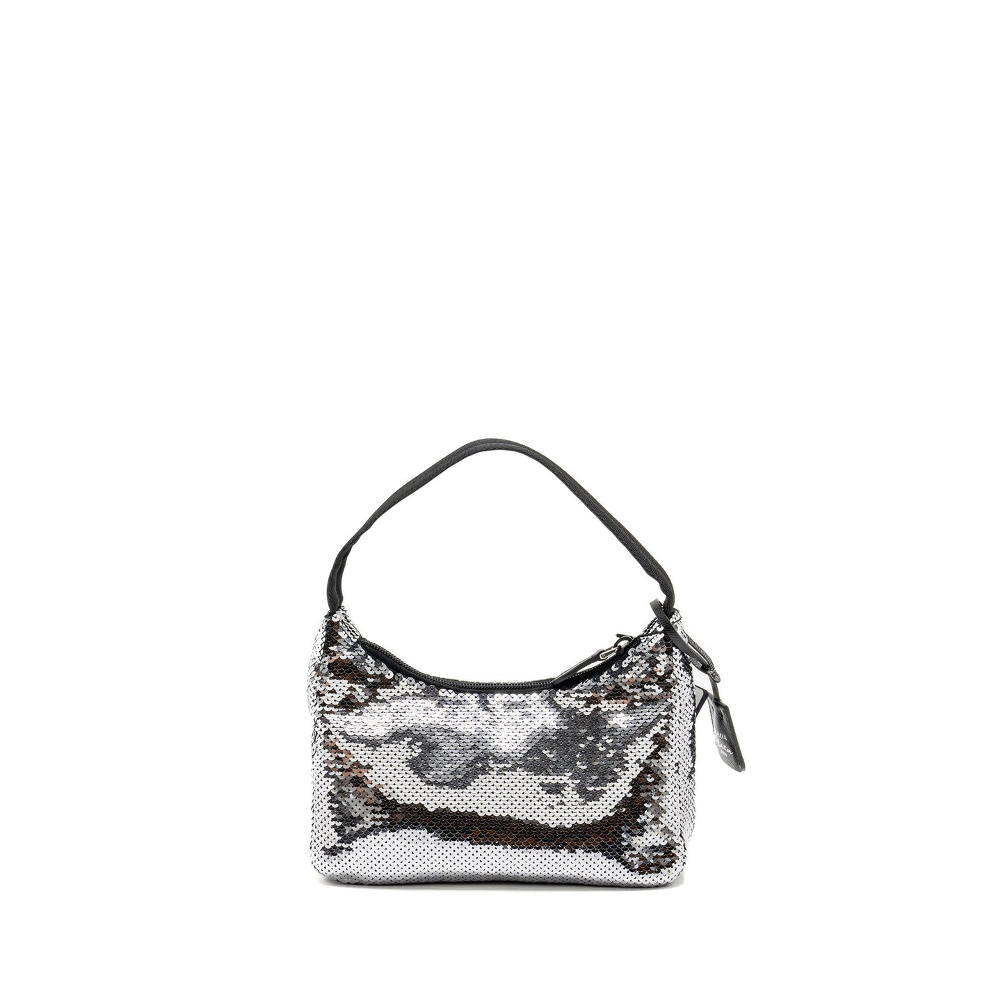 Prada Re Edition Purse Sequin Argento Handbag Mini Travel Bag