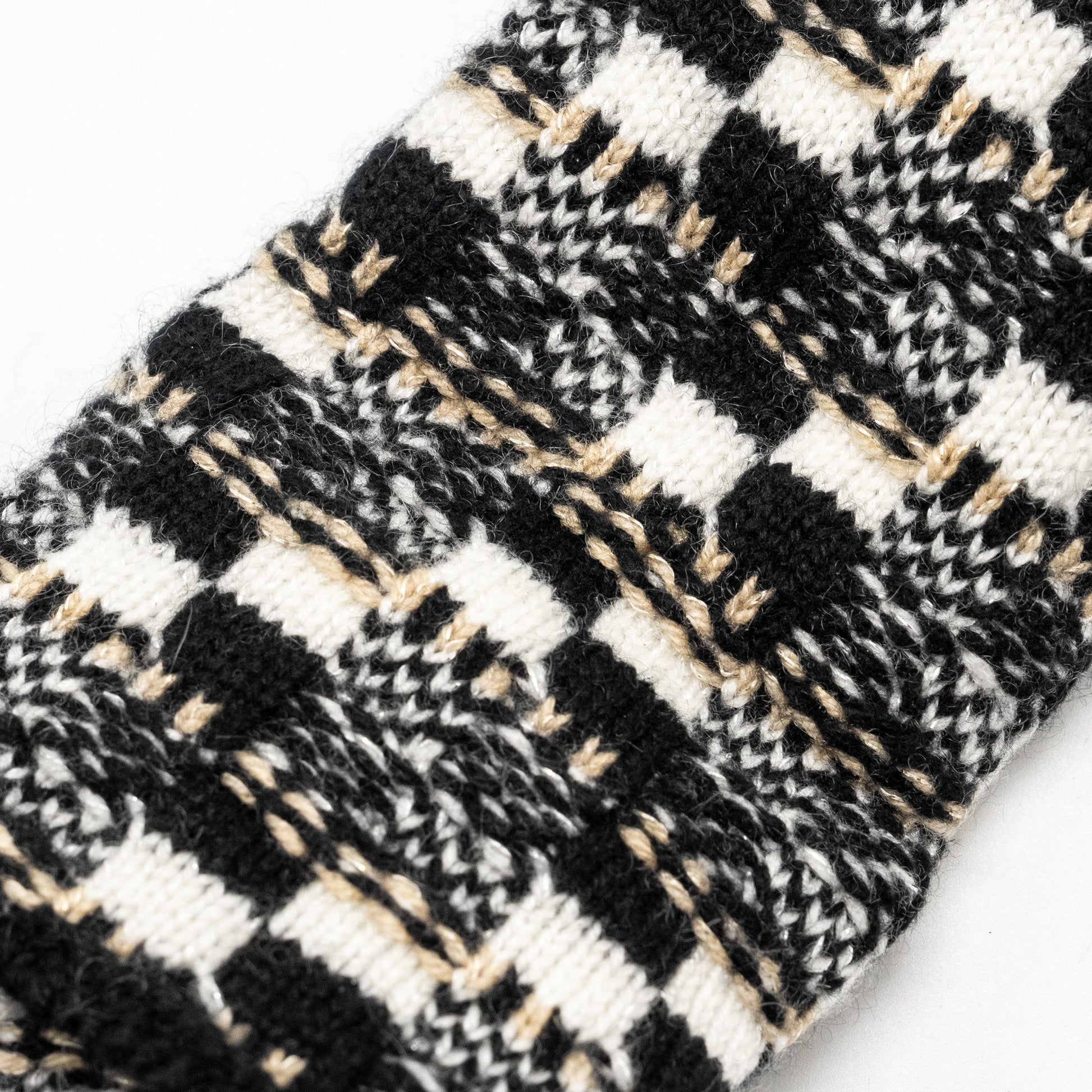 Chanel CC Logo Gloves Cashmere Viscose Multicolour Black Handbag