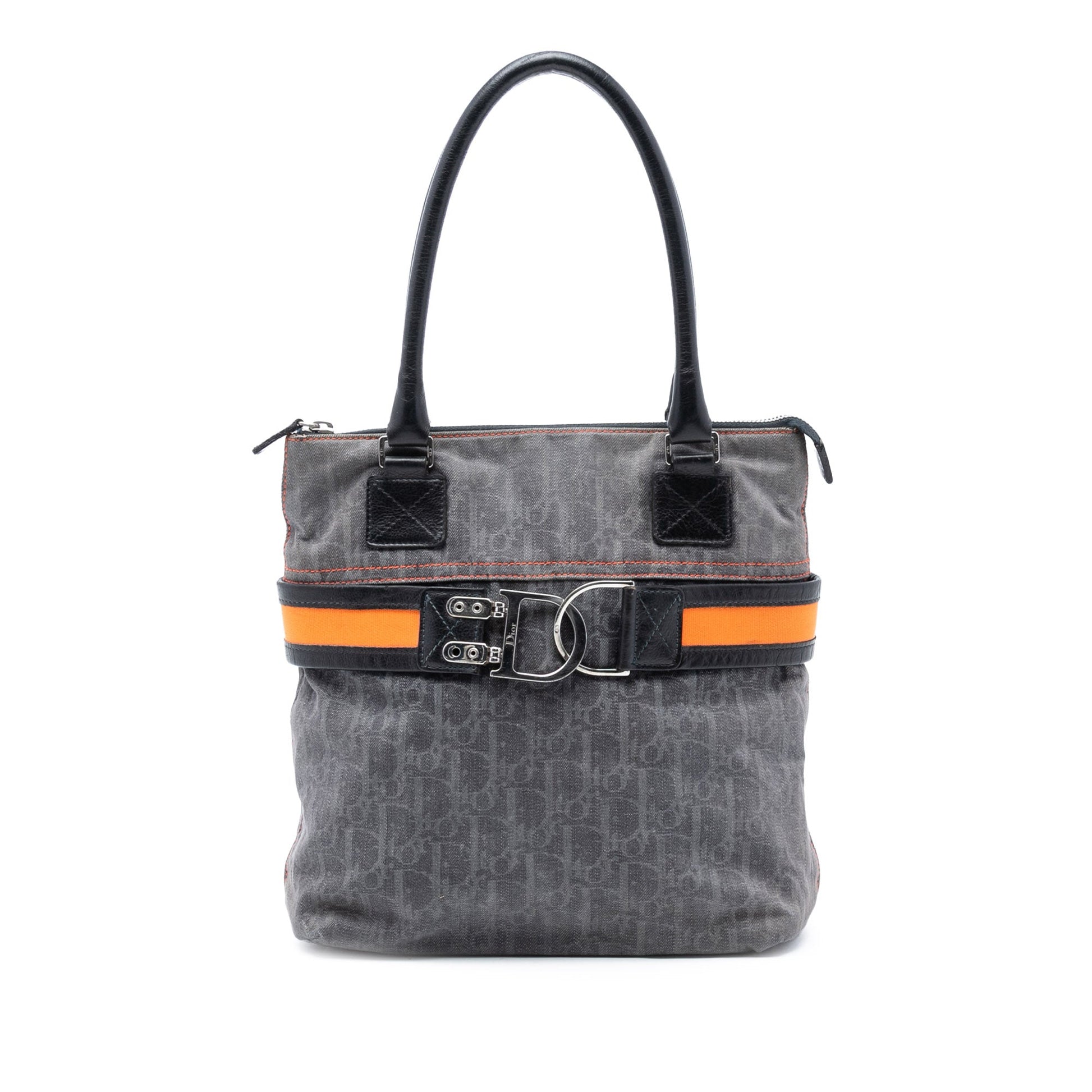 Dior Handbag issimo Trotter Flight Tote Denim Blue Tote Bag