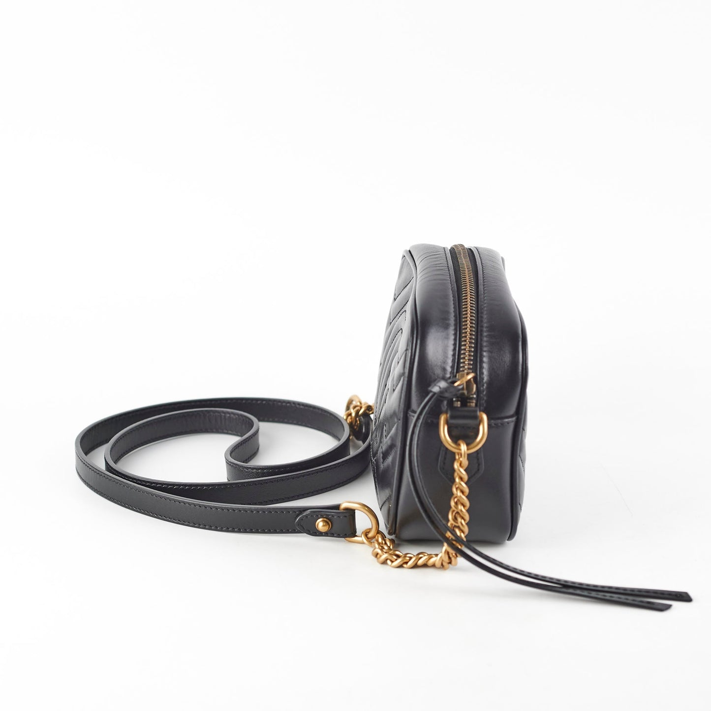 Gucci Marmont Camera Bag Black Mini Travel Bag Bag Black