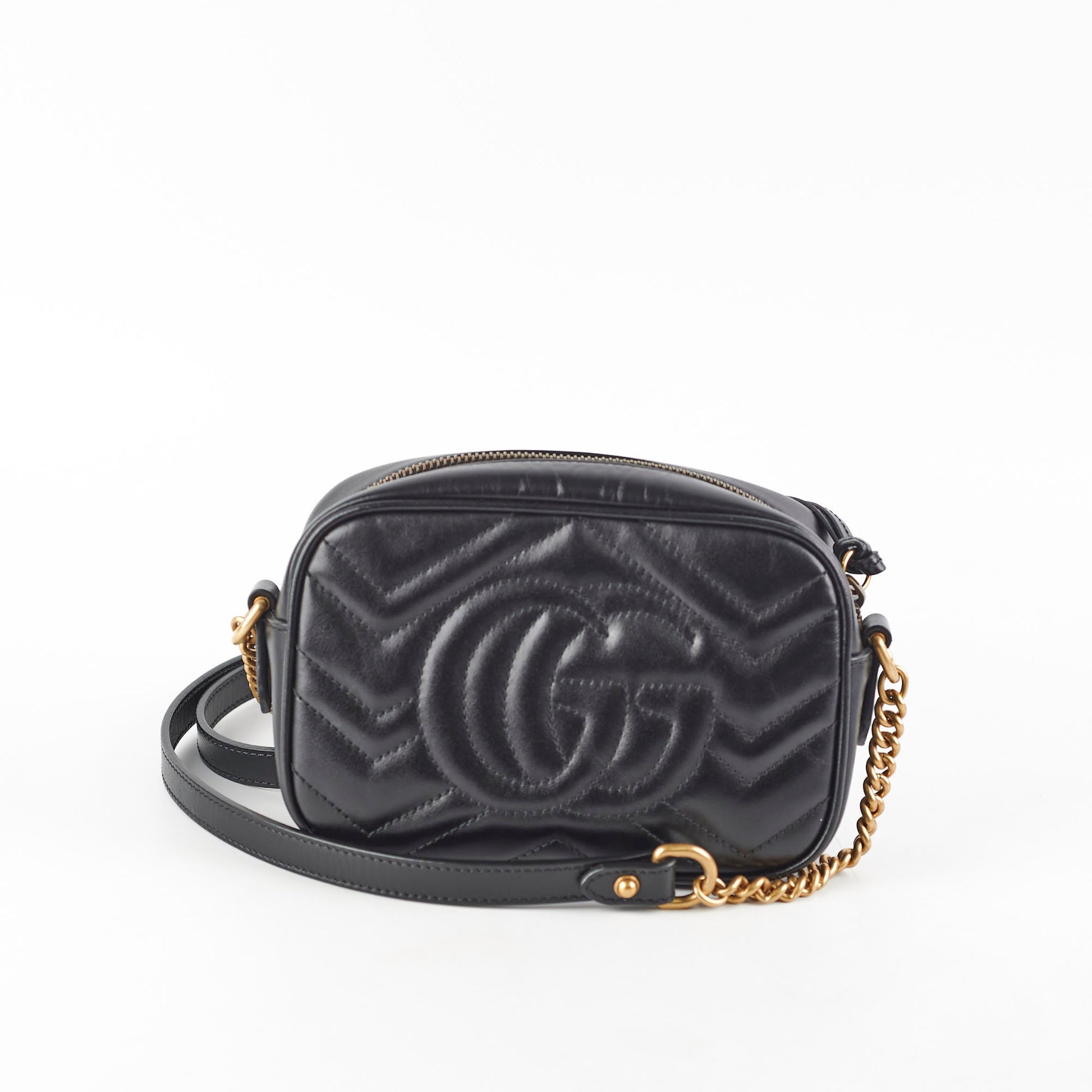 Gucci Marmont Camera Bag Black Mini Travel Bag Bag Black
