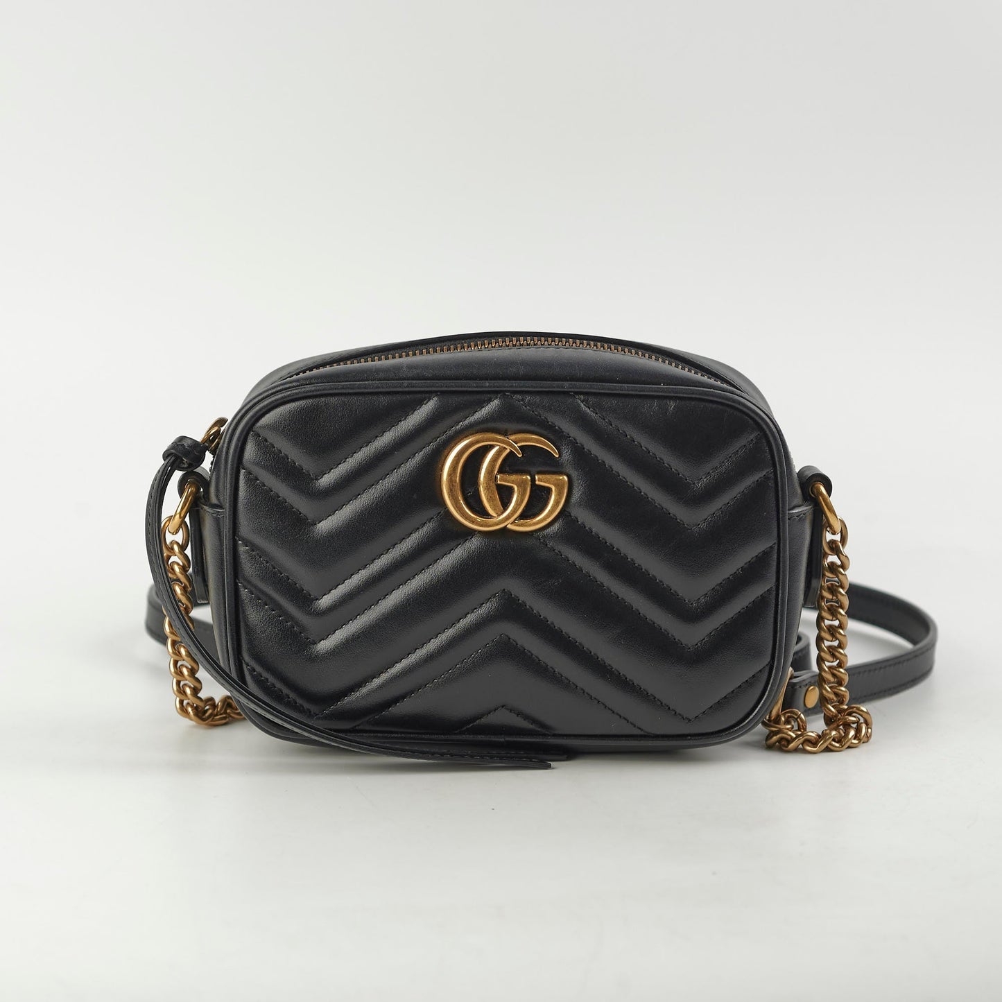 Gucci Marmont Camera Bag Black Mini Crossbody Bag Bag Black