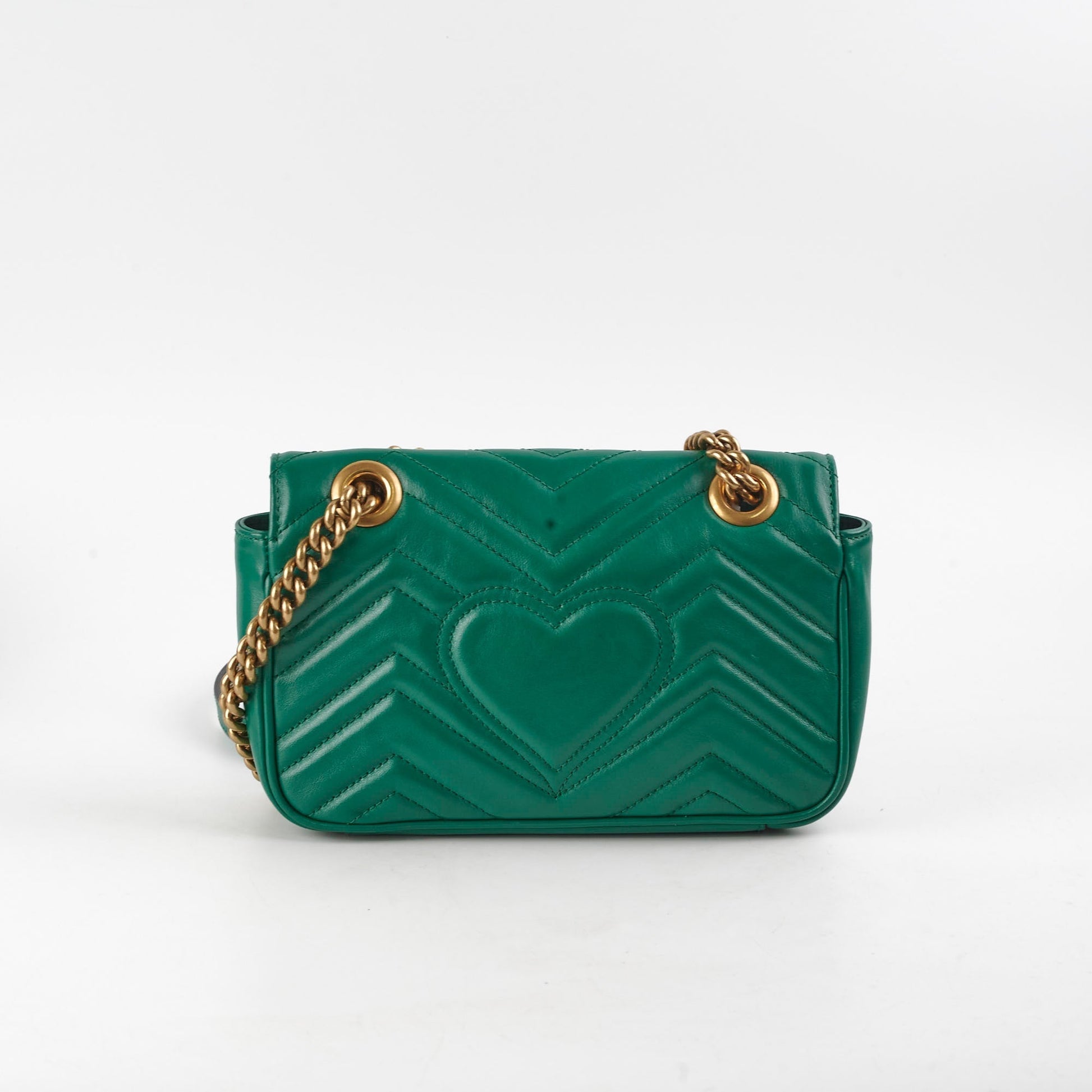 Gucci Marmont Crossbody Bag Green Mini