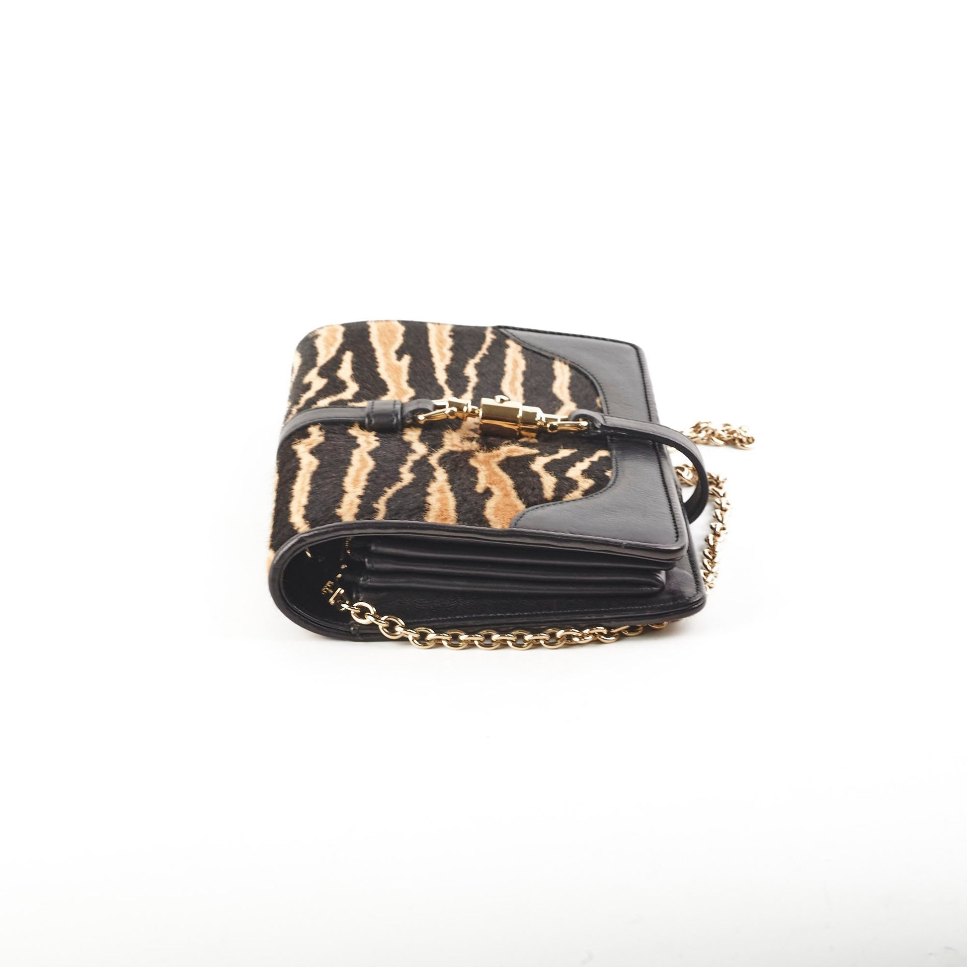 Gucci Zebra Print Calf Hair Broadway Bag Shoulder Bag