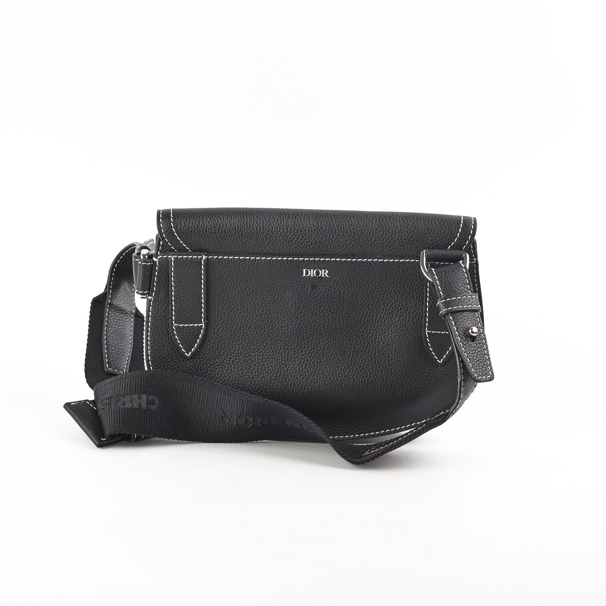 Dior Men Saddle Messenger Bag Black Crossbody Bag
