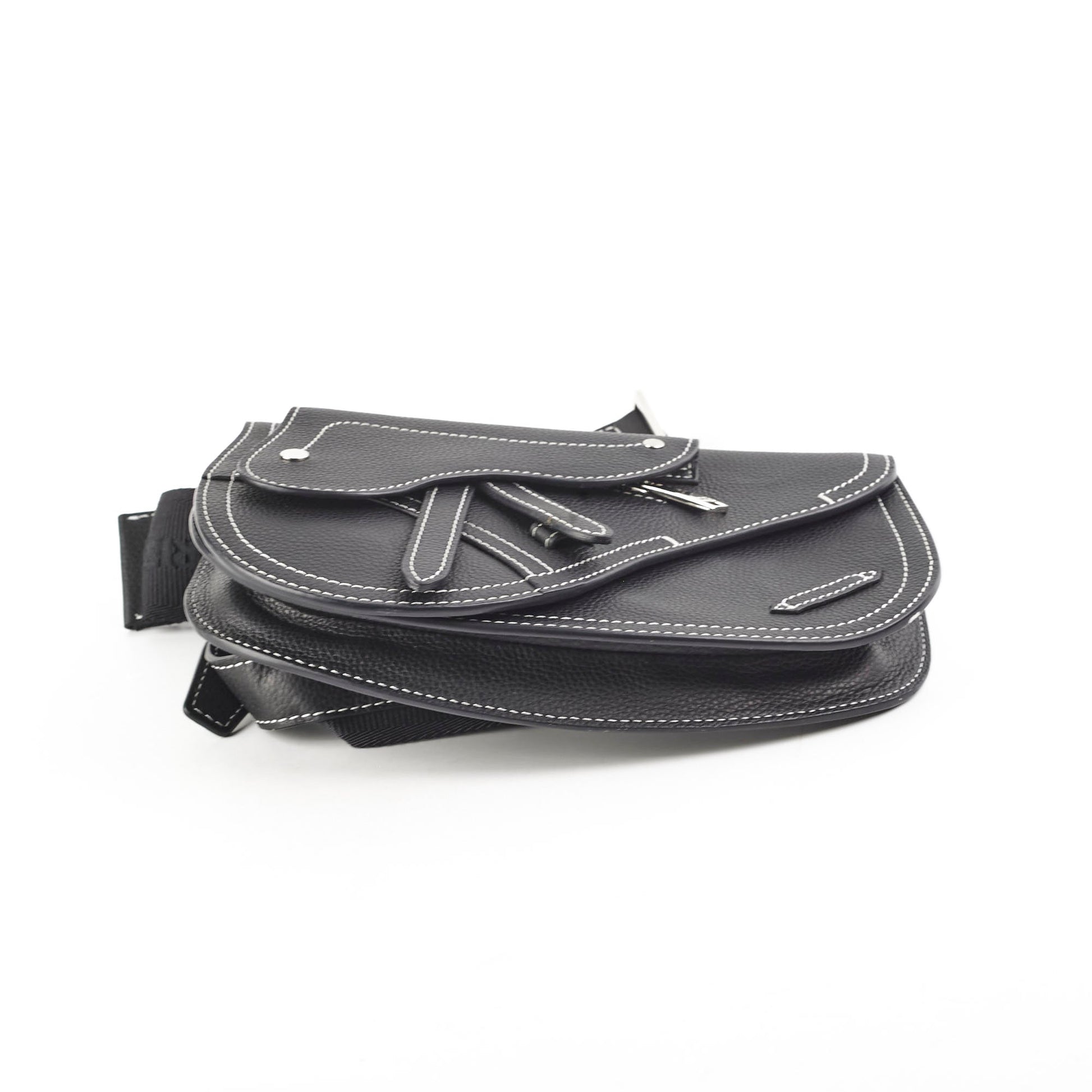 Dior Men Saddle Messenger Bag Black Crossbody Bag