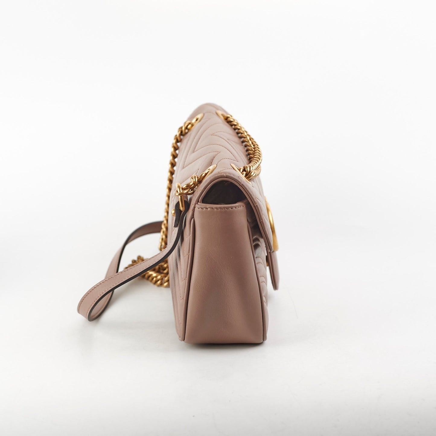 Gucci Marmont Shoulder Bag Beige Small