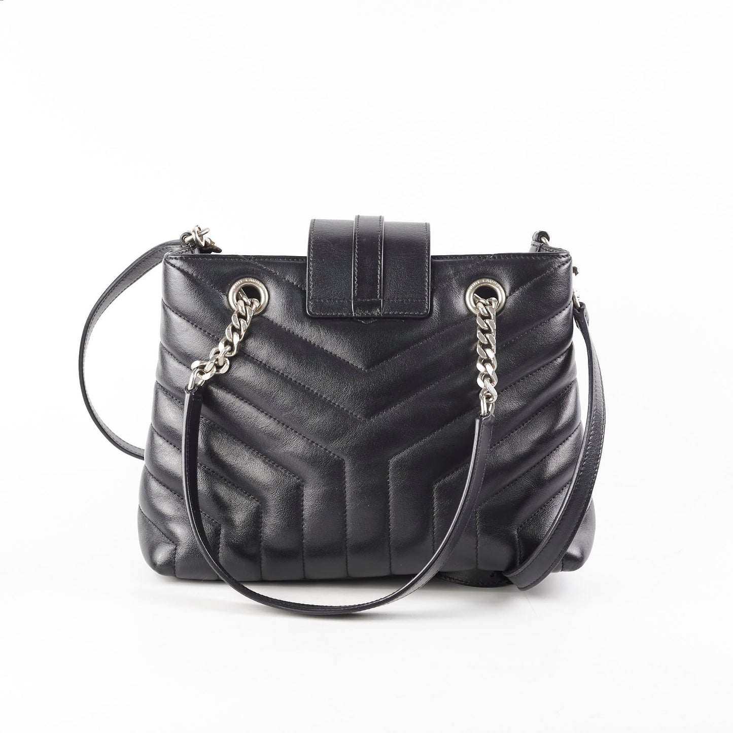 YSL Saint Laurent Loulou Shopper Tote Black Tote Bag