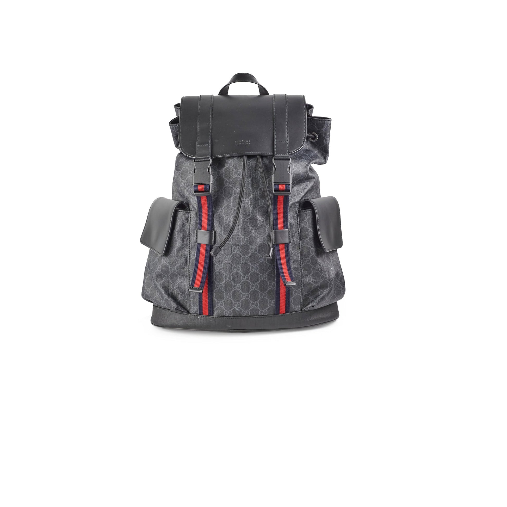 Gucci Men Backpack Monogram Black