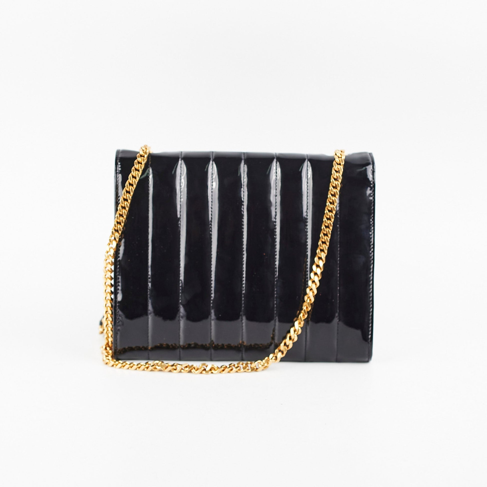 YSL Saint Laurent Vicky Crossbody Bag Black