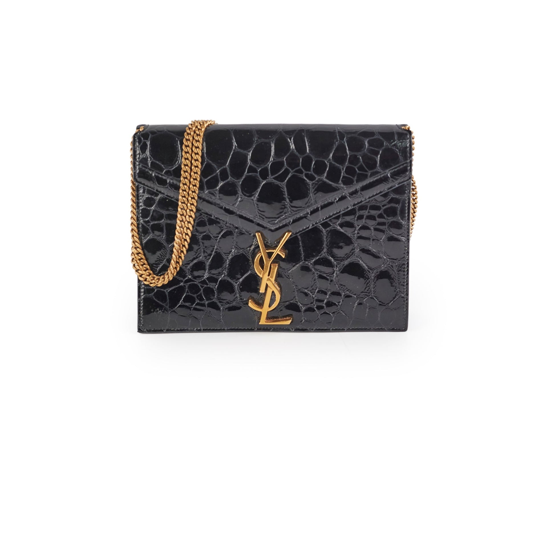 YSL Saint Laurent Cassandra Crossbody Bag Black