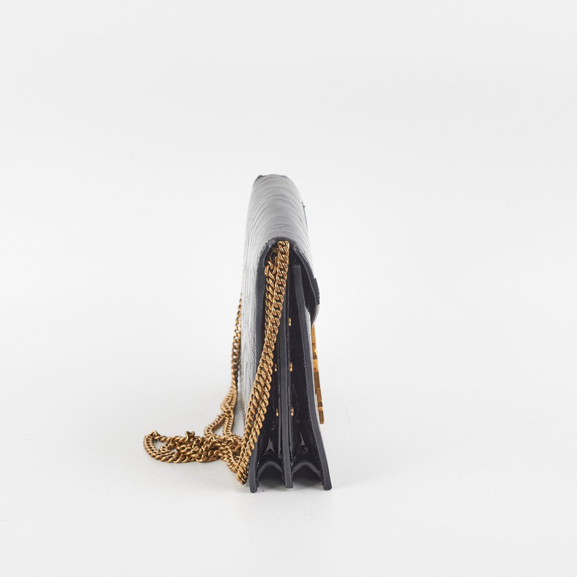 YSL Saint Laurent Cassandra Crossbody Bag Black