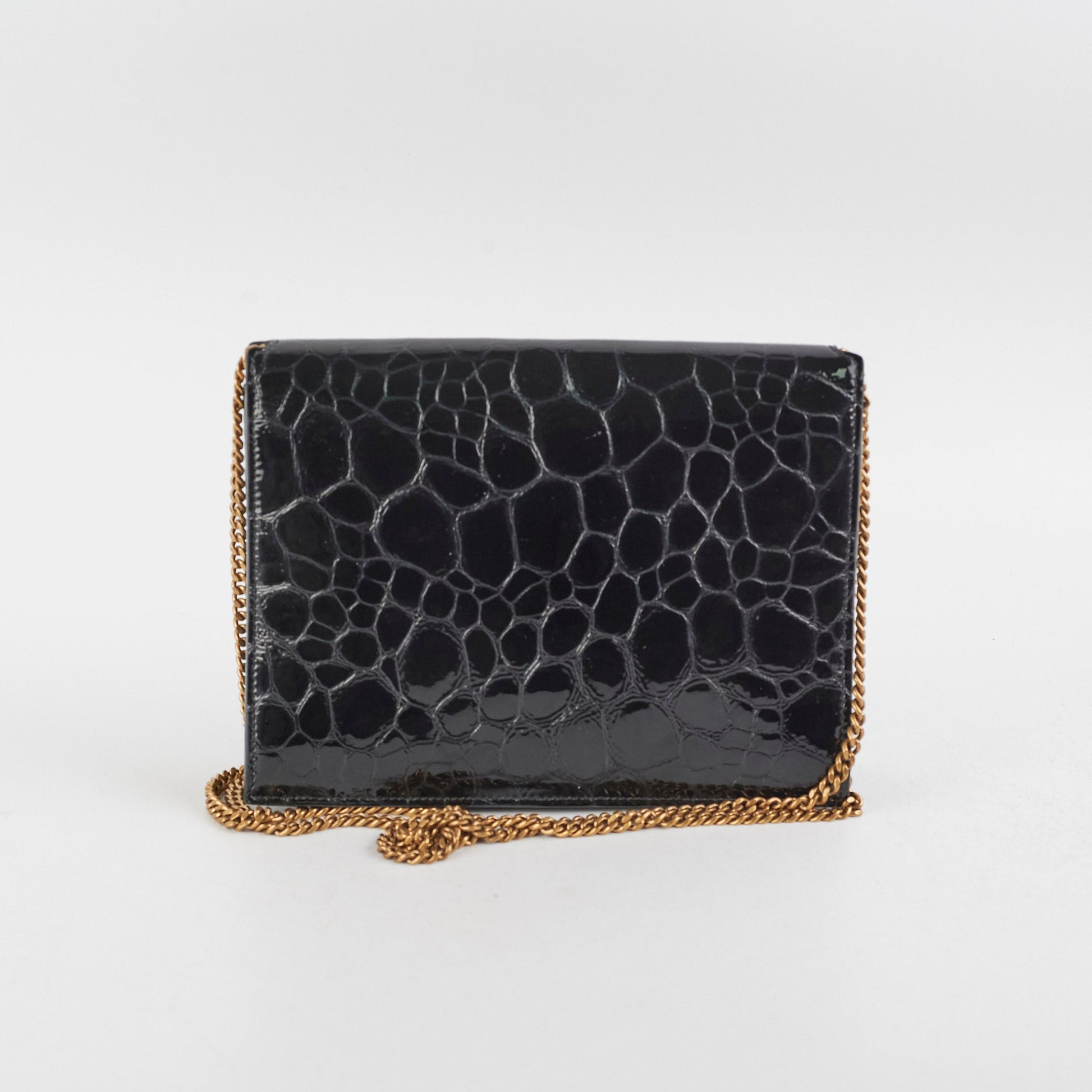 YSL Saint Laurent Cassandra Crossbody Bag Black