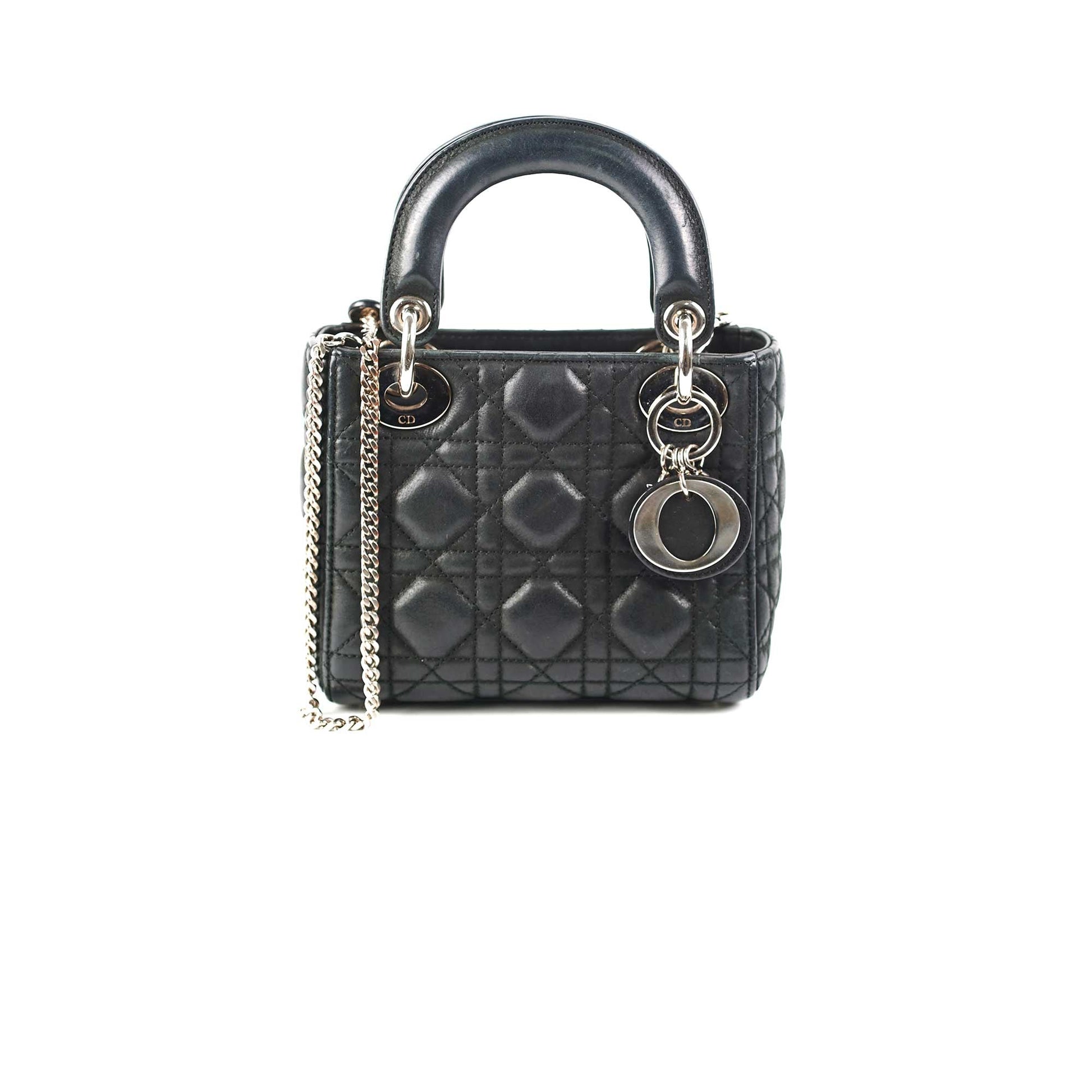 Dior Lady Crossbody Bag Black Mini