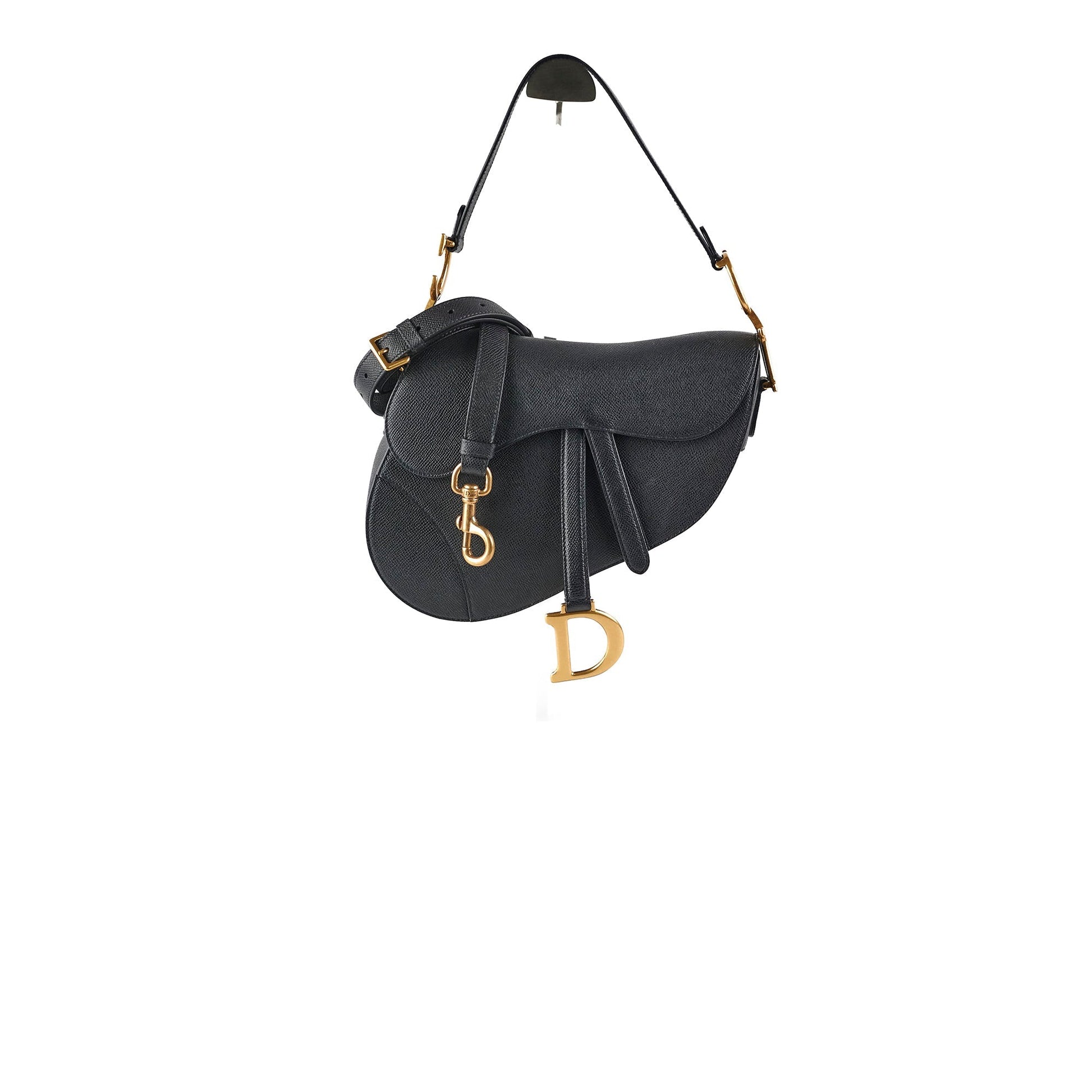 Dior Christian Saddle Crossbody Bag Black Dior Saddle Black