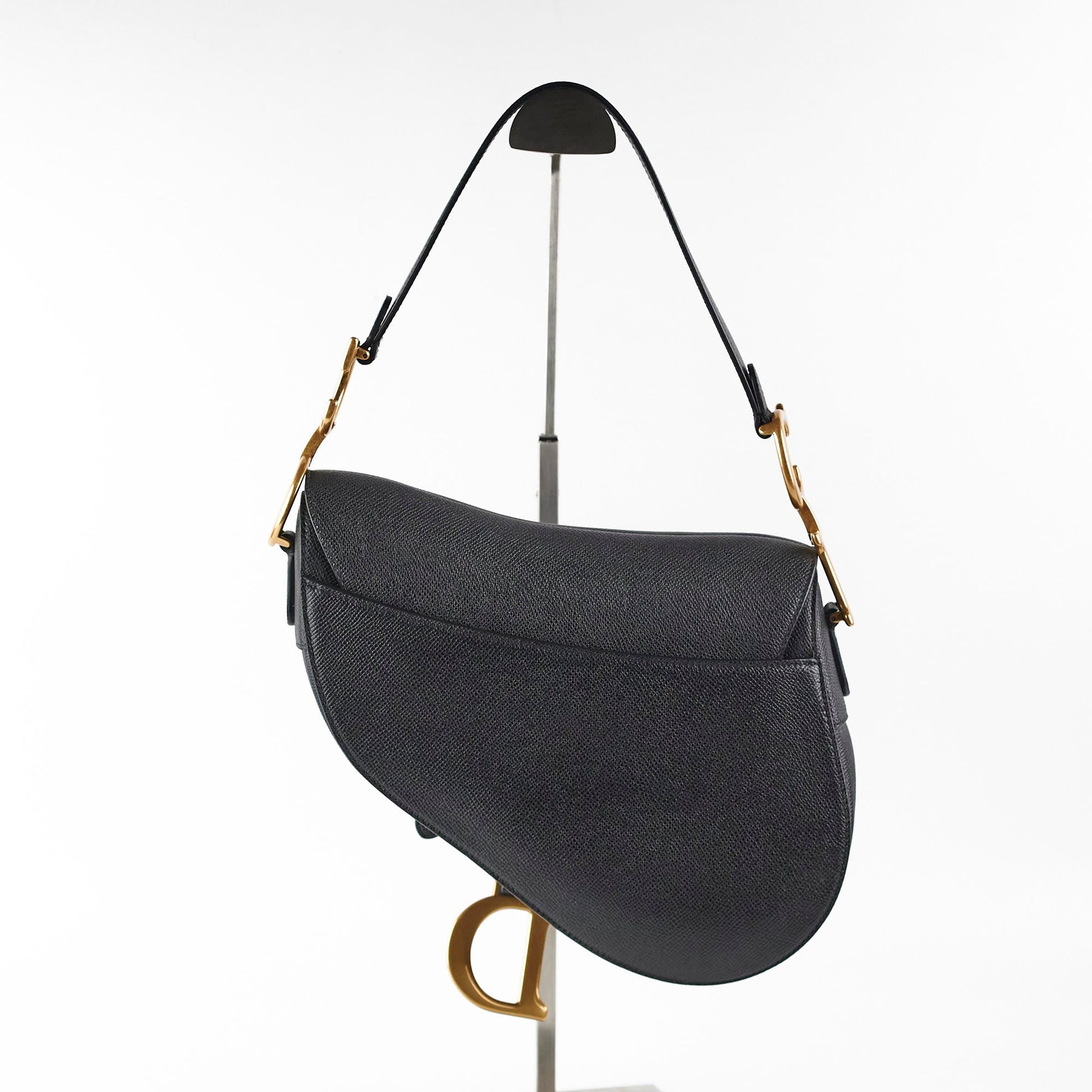 Dior Christian Saddle Crossbody Bag Black Dior Saddle Black