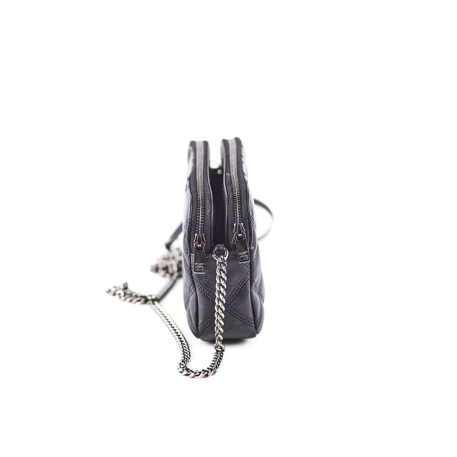 YSL Saint Laurent Becky Pochette Crossbody Bag Black