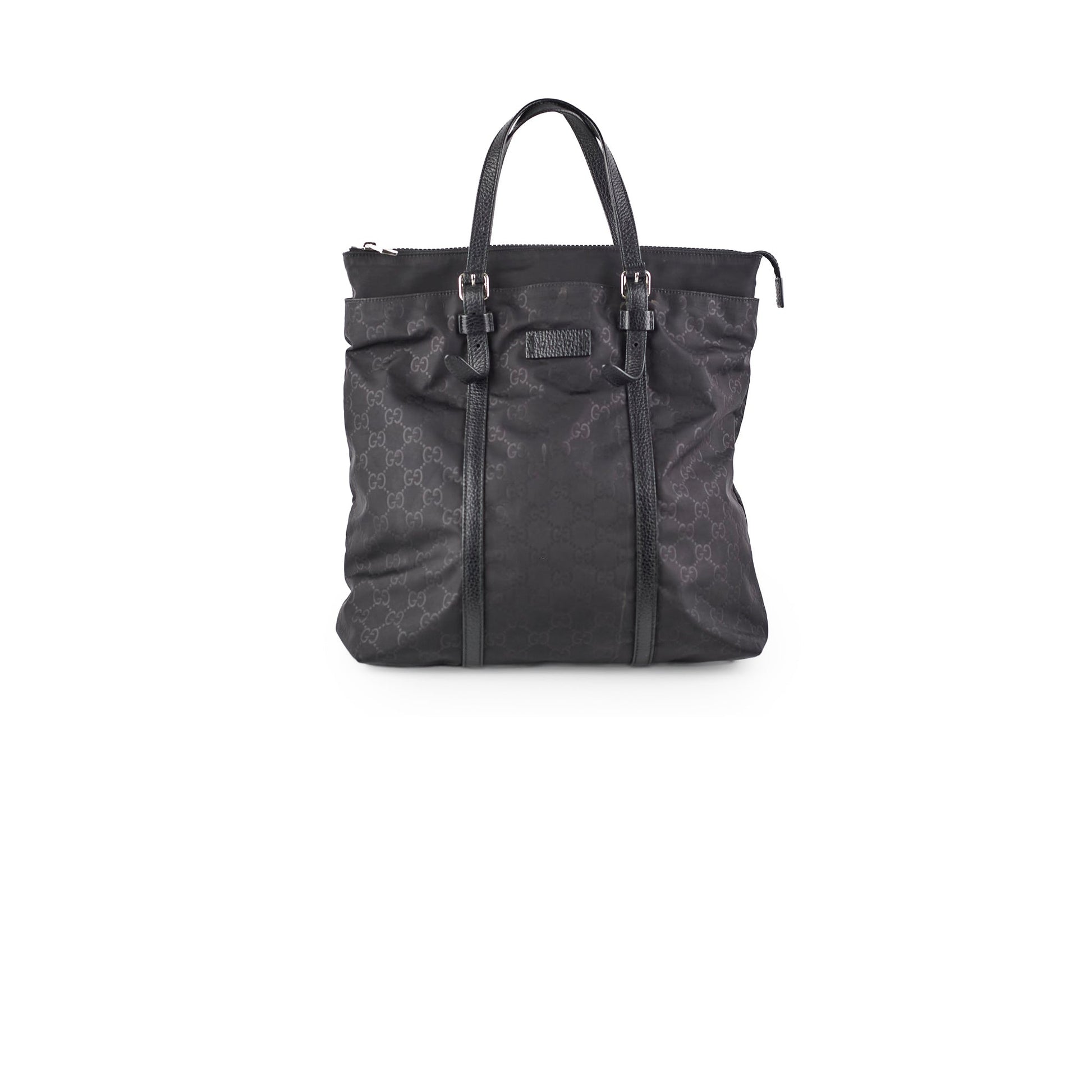 Gucci Tote Monogram Black Tote Bag Black Tote