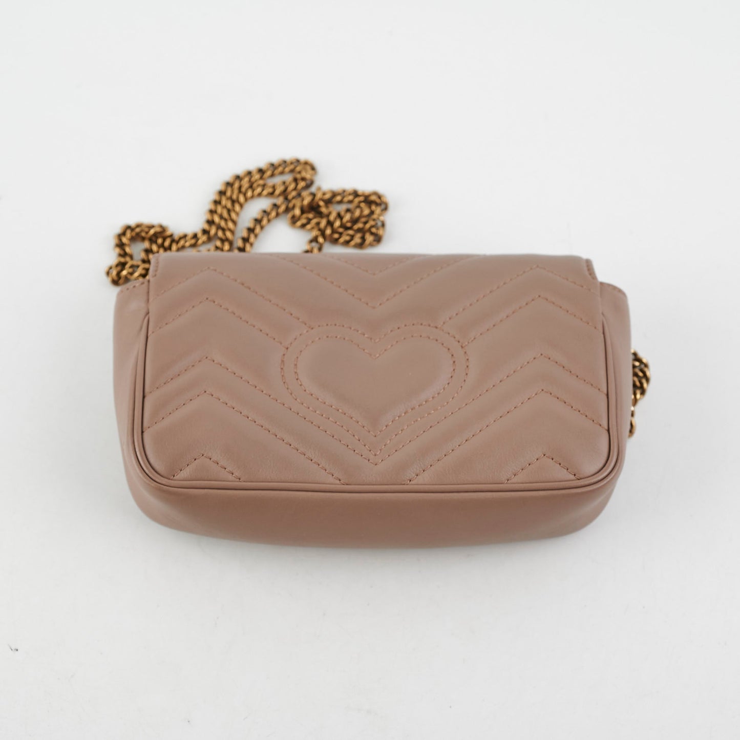 Gucci Super Marmont Crossbody Bag Pink Mini