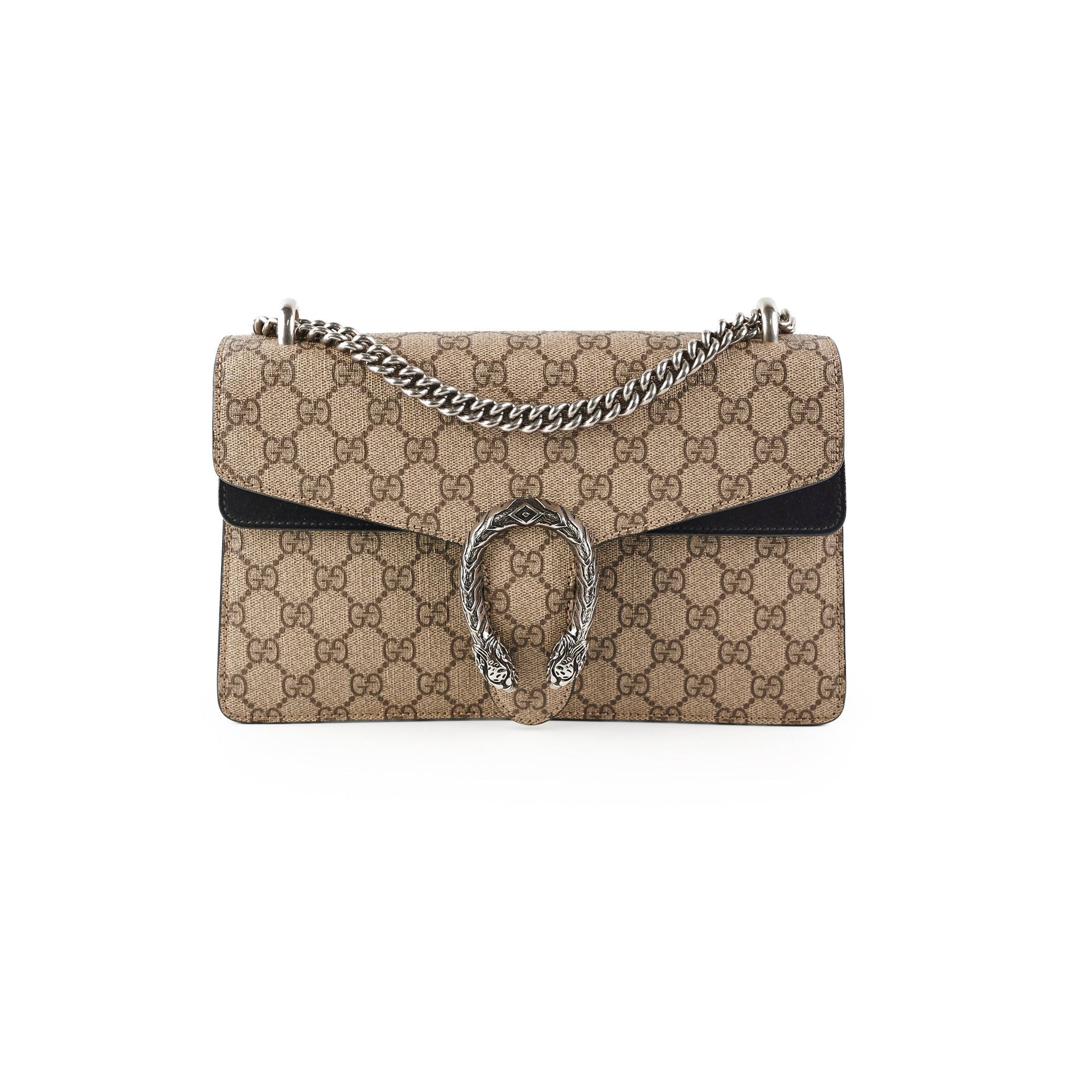 Gucci Supreme Dionysus Shoulder Bag Black
