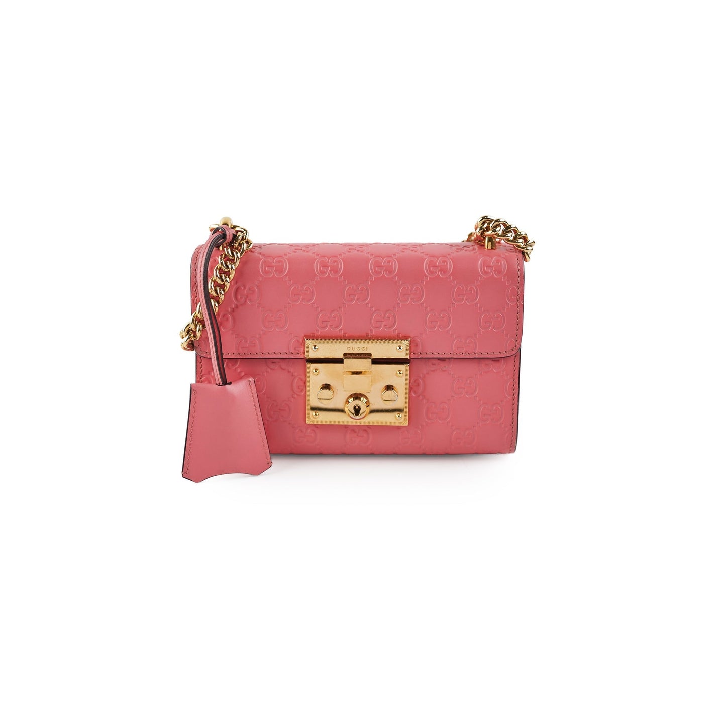 Gucci Padlock Crossbody Bag Pink Small