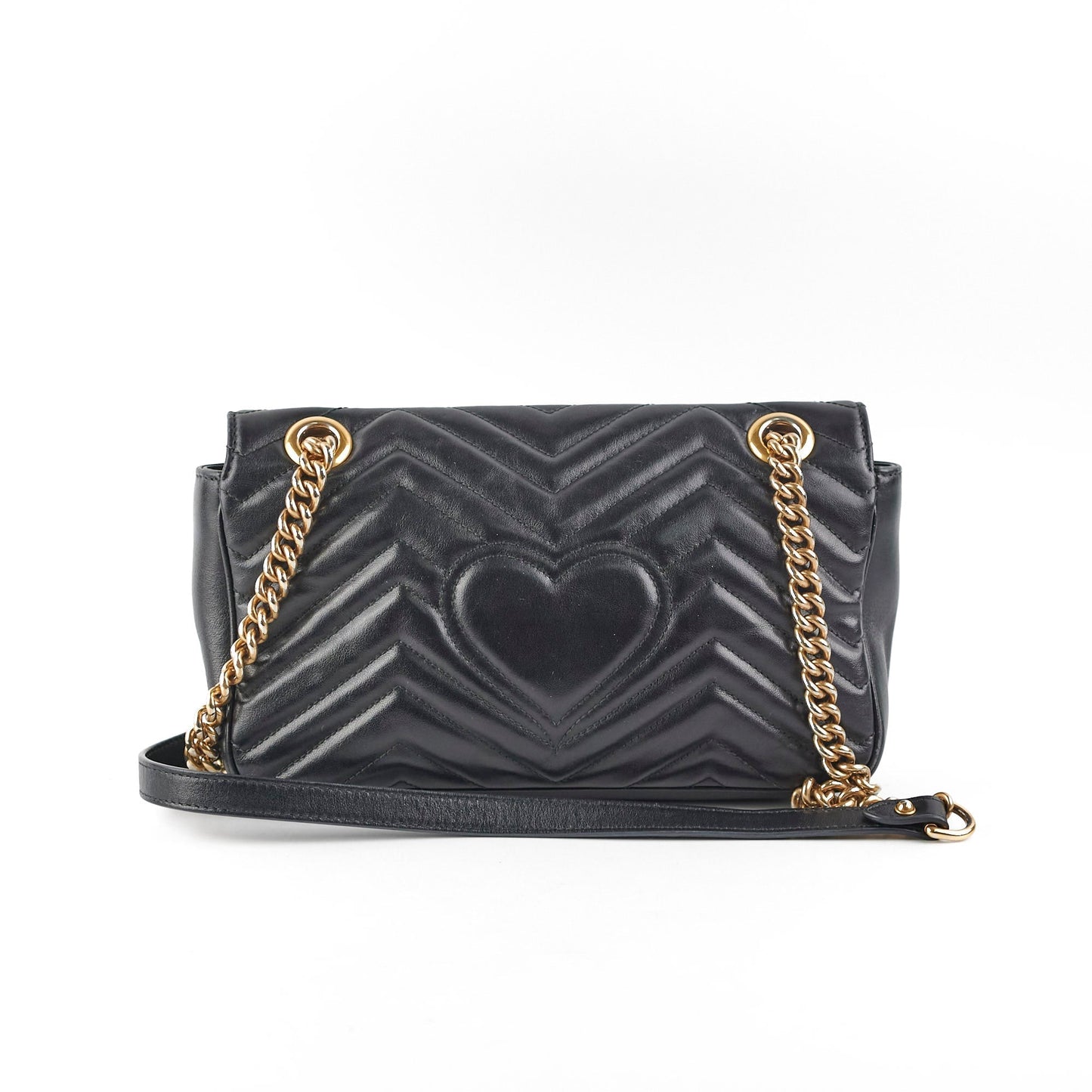 Gucci Marmont Shoulder Bag Black Small Shoulder Bag
