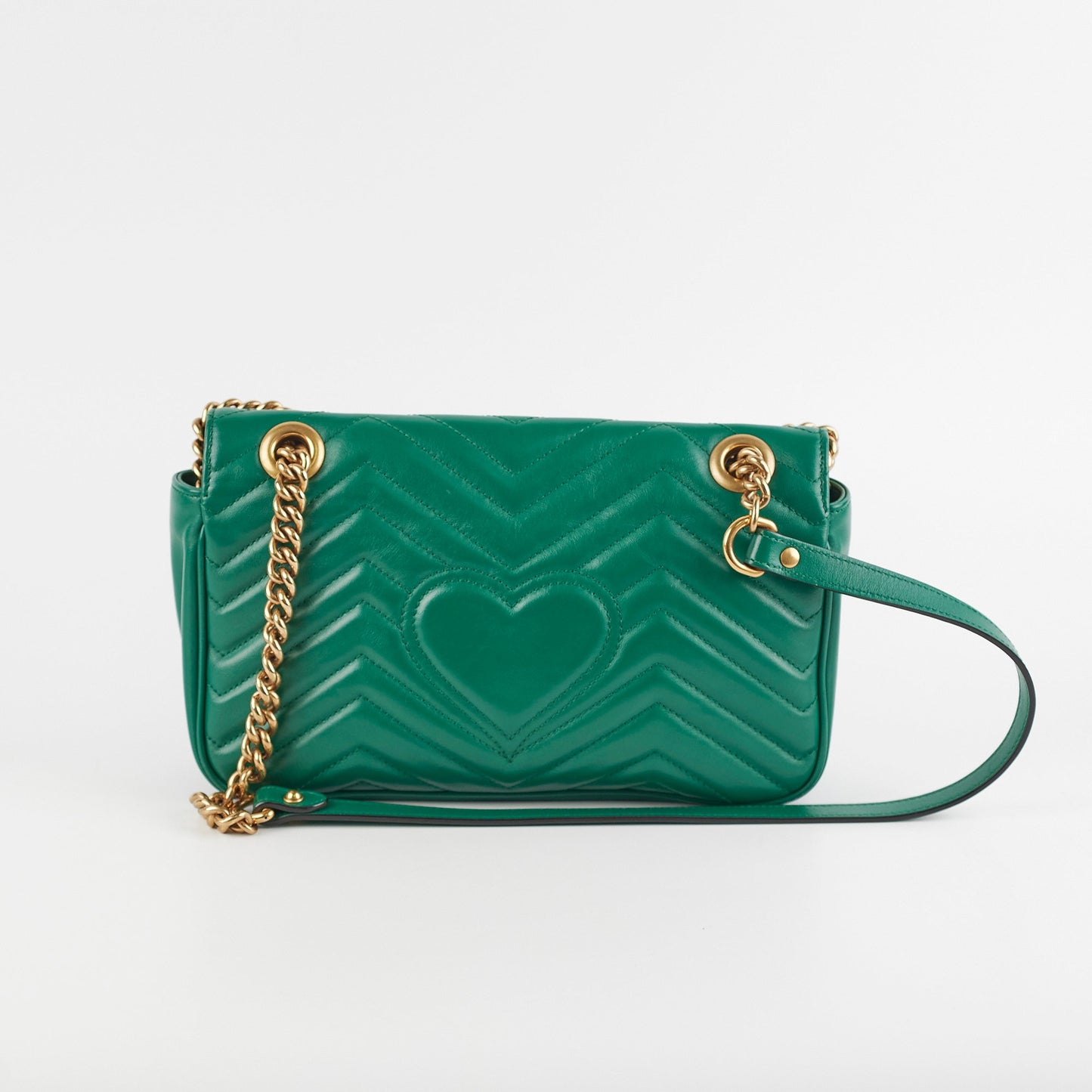 Gucci Marmont Shoulder Bag Green Small