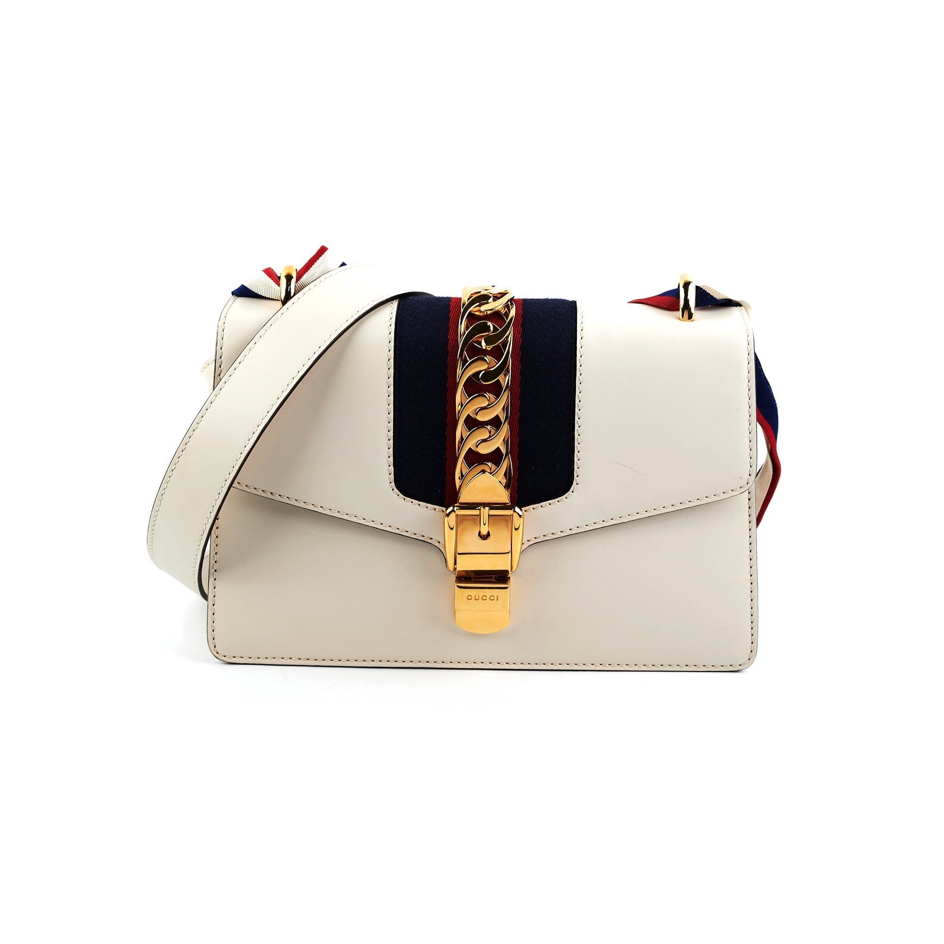 Gucci Sylvia Shoulder Bag White Shoulder Bag
