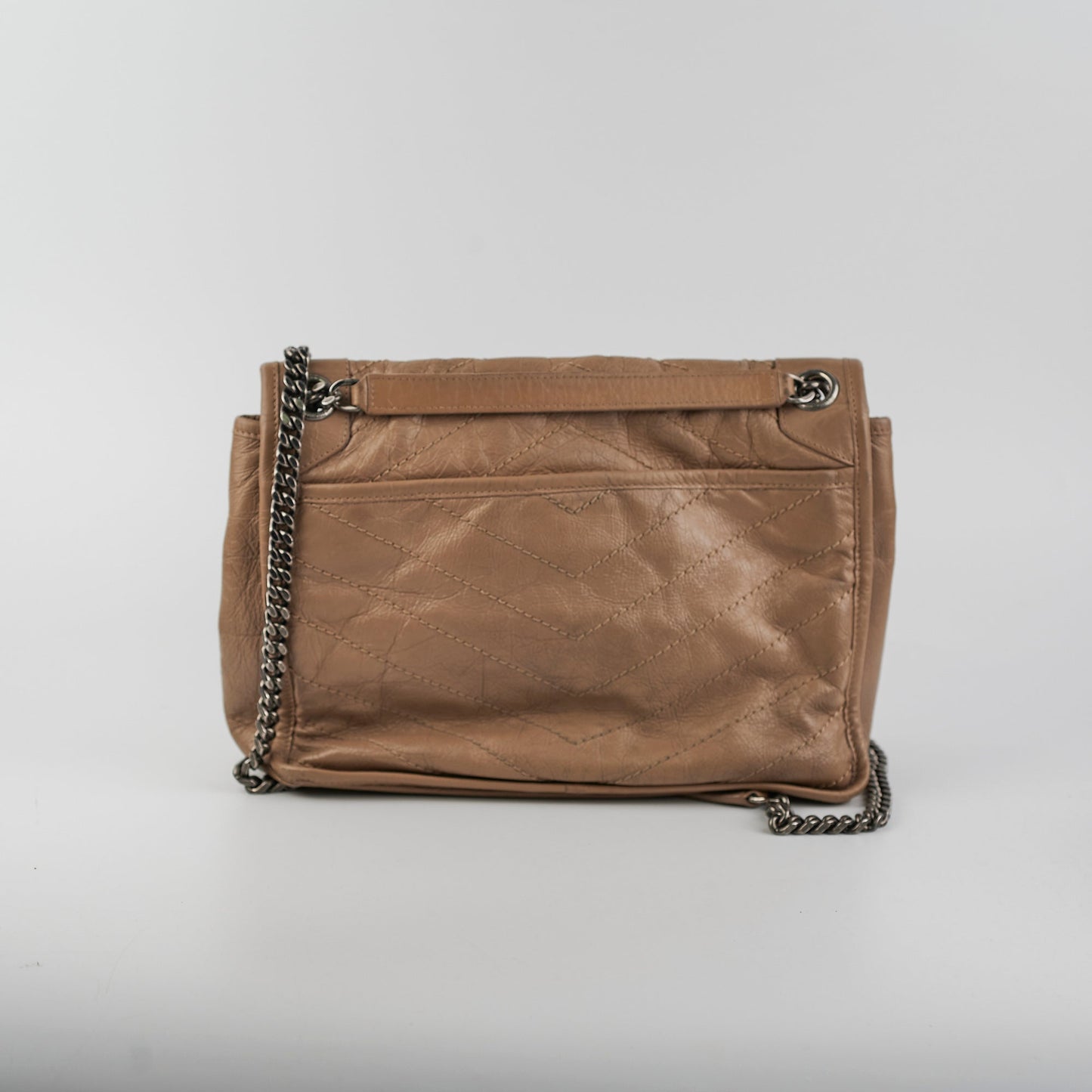 YSL Saint Laurent Niki Taupe Crossbody Bag Medium