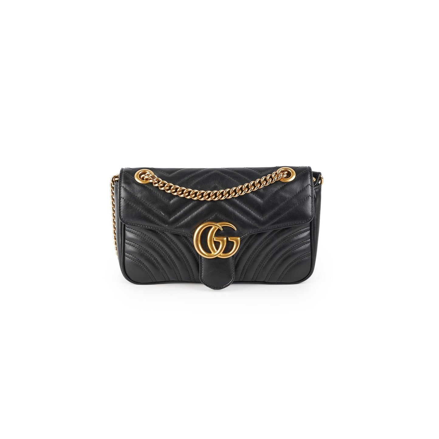 Gucci Marmont Shoulder Bag Black Small Marmont Black