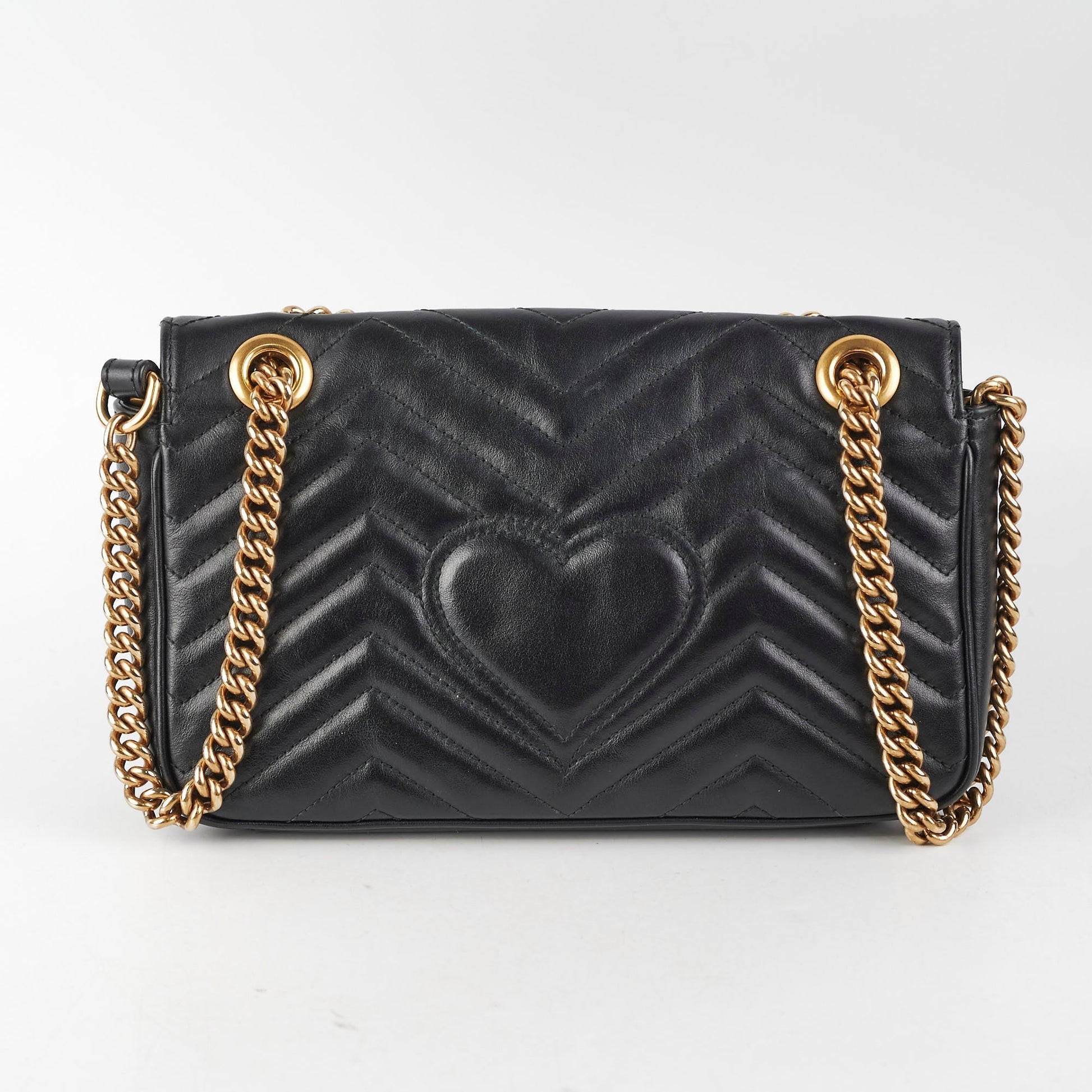 Gucci Marmont Shoulder Bag Black Small Marmont Black