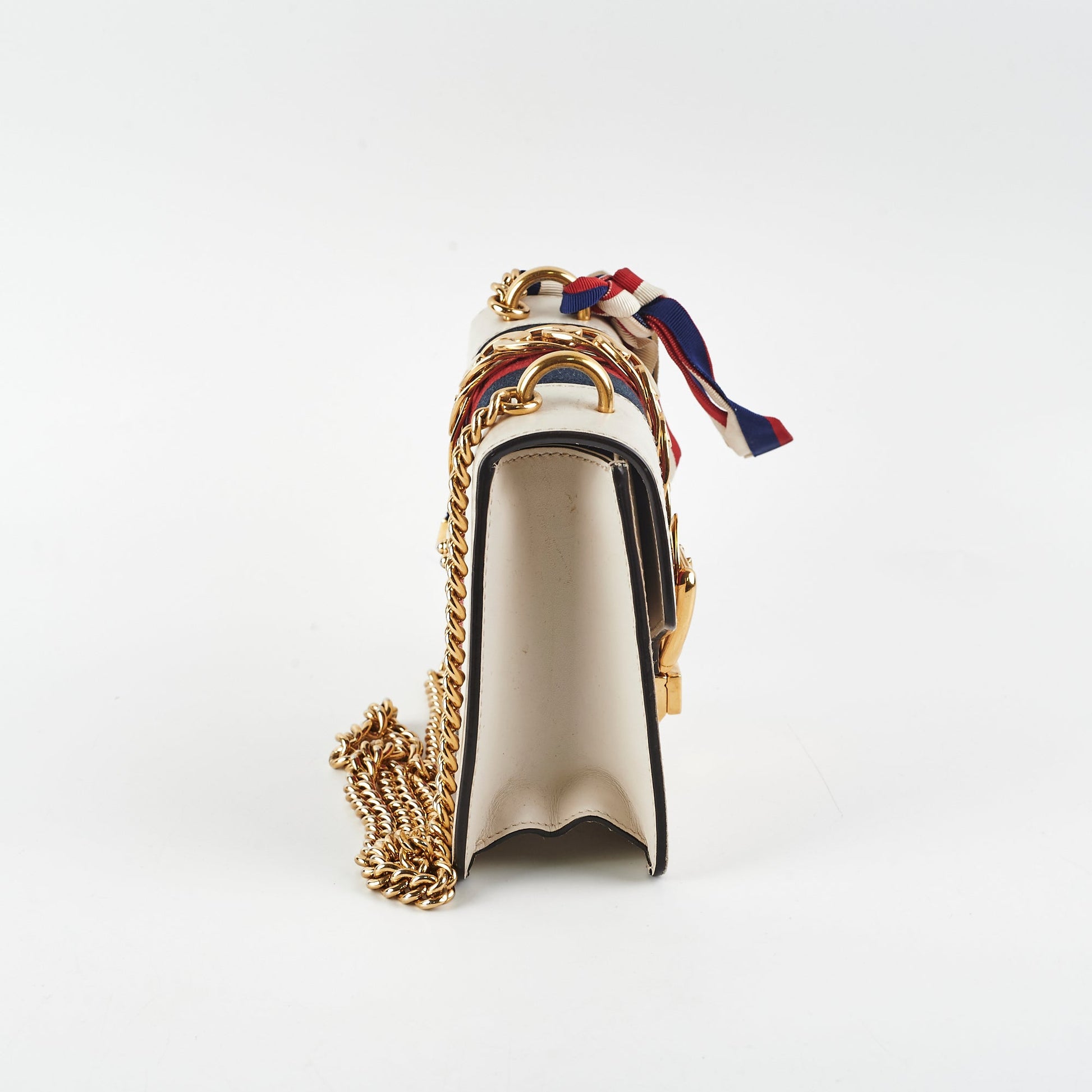 Gucci Sylvie Shoulder Bag White Small Bag White