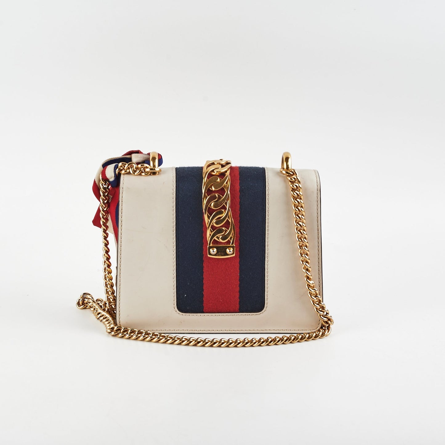 Gucci Sylvie Shoulder Bag White Small Bag White