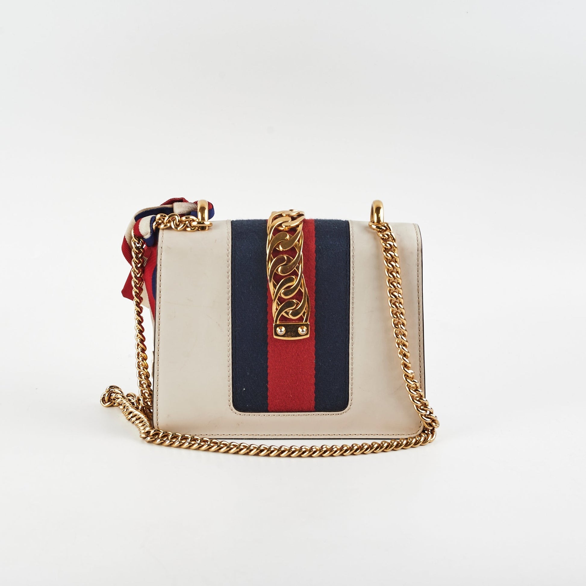 Gucci Sylvie Shoulder Bag White Small Bag White