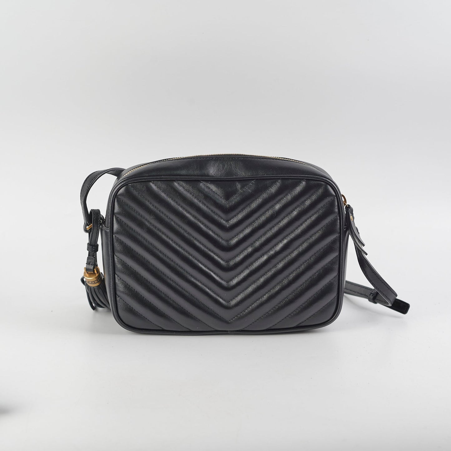 YSL Saint Laurent Lou Camera Crossbody Bag Black Crossbody Bag Black