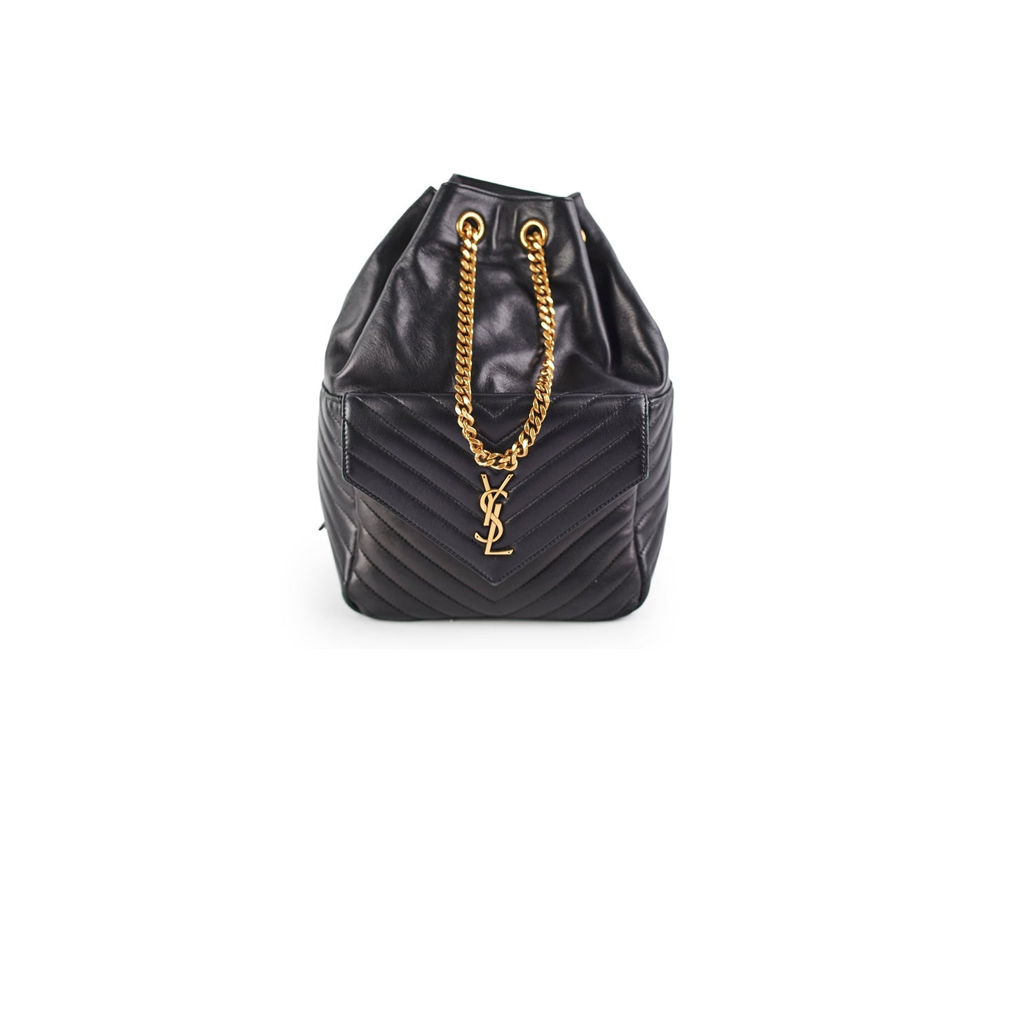 YSL Saint Laurent Joe Backpack Quilted Black