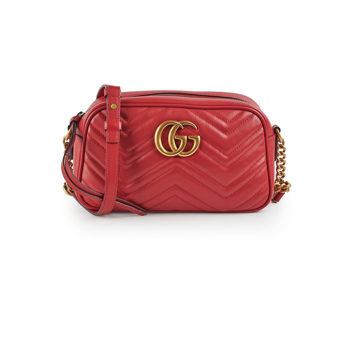 Gucci Marmont Camera Bag Red Crossbody Bag