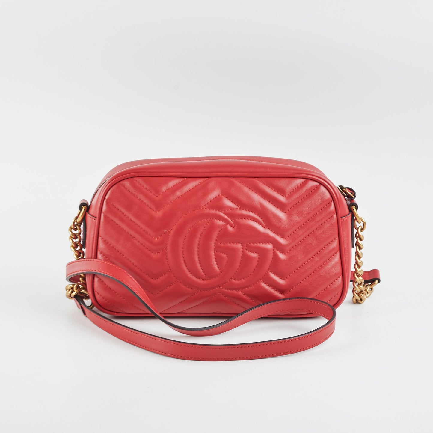 Gucci Marmont Camera Bag Red Crossbody Bag