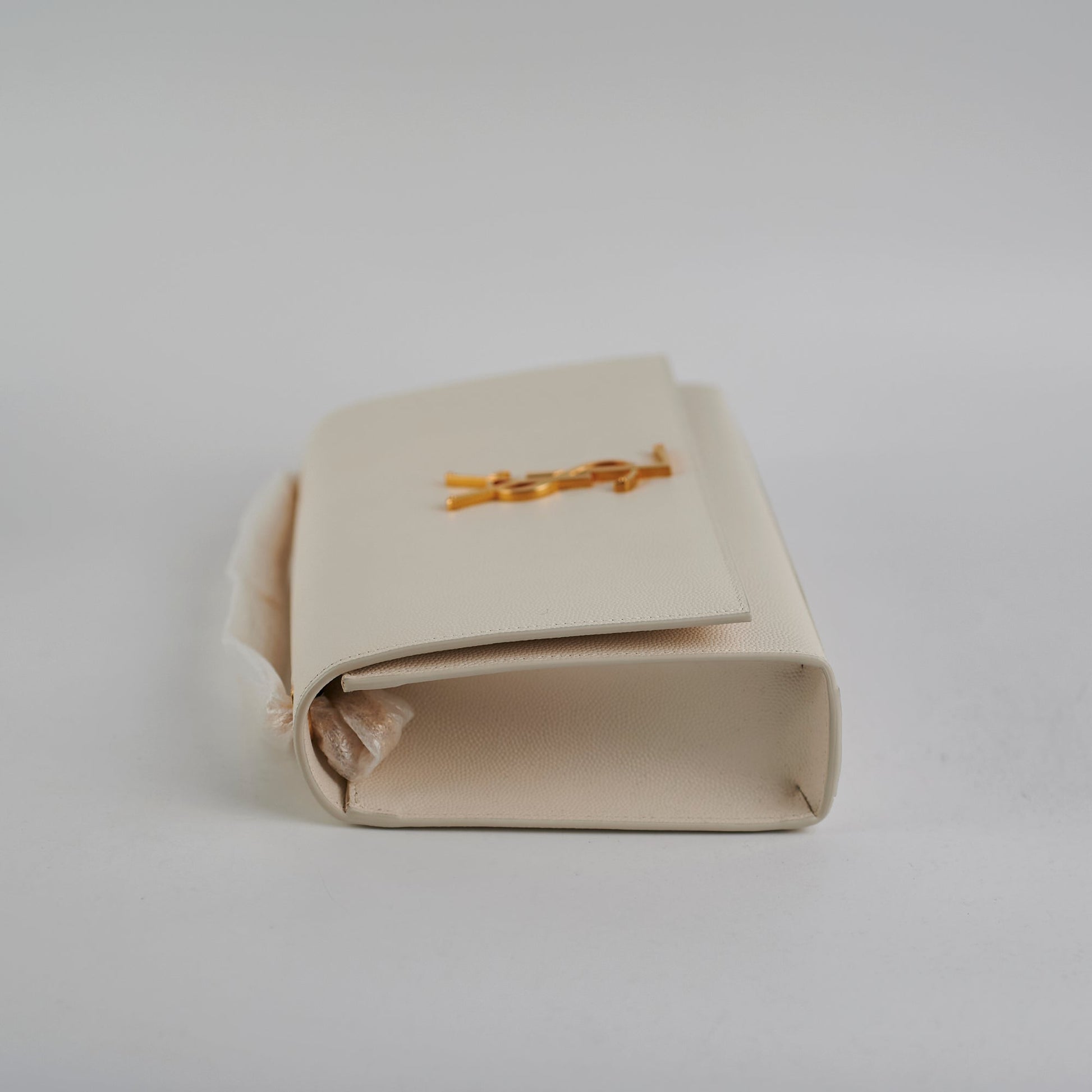 YSL Saint Laurent Kate Crossbody Bag White Medium