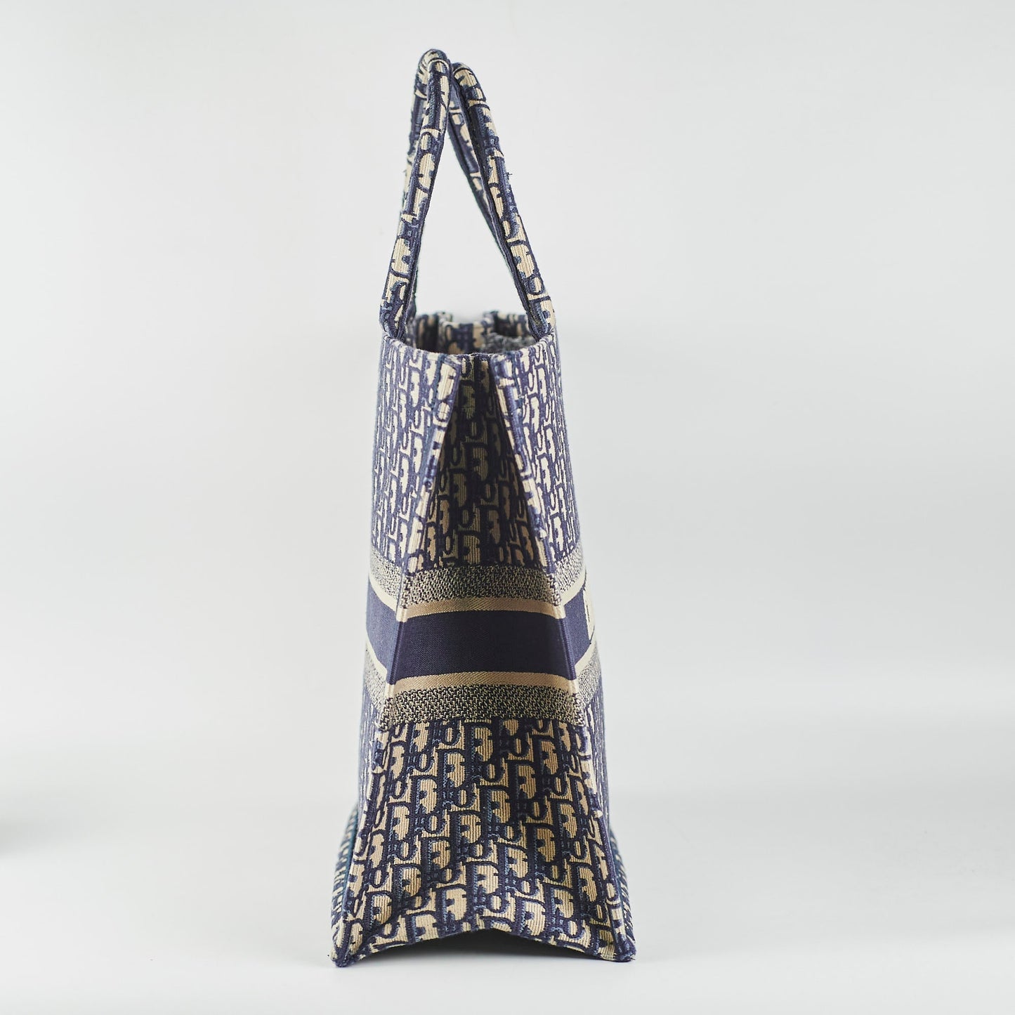Dior Christian Book Tote Navy Large Tote Bag Book Tote Navy