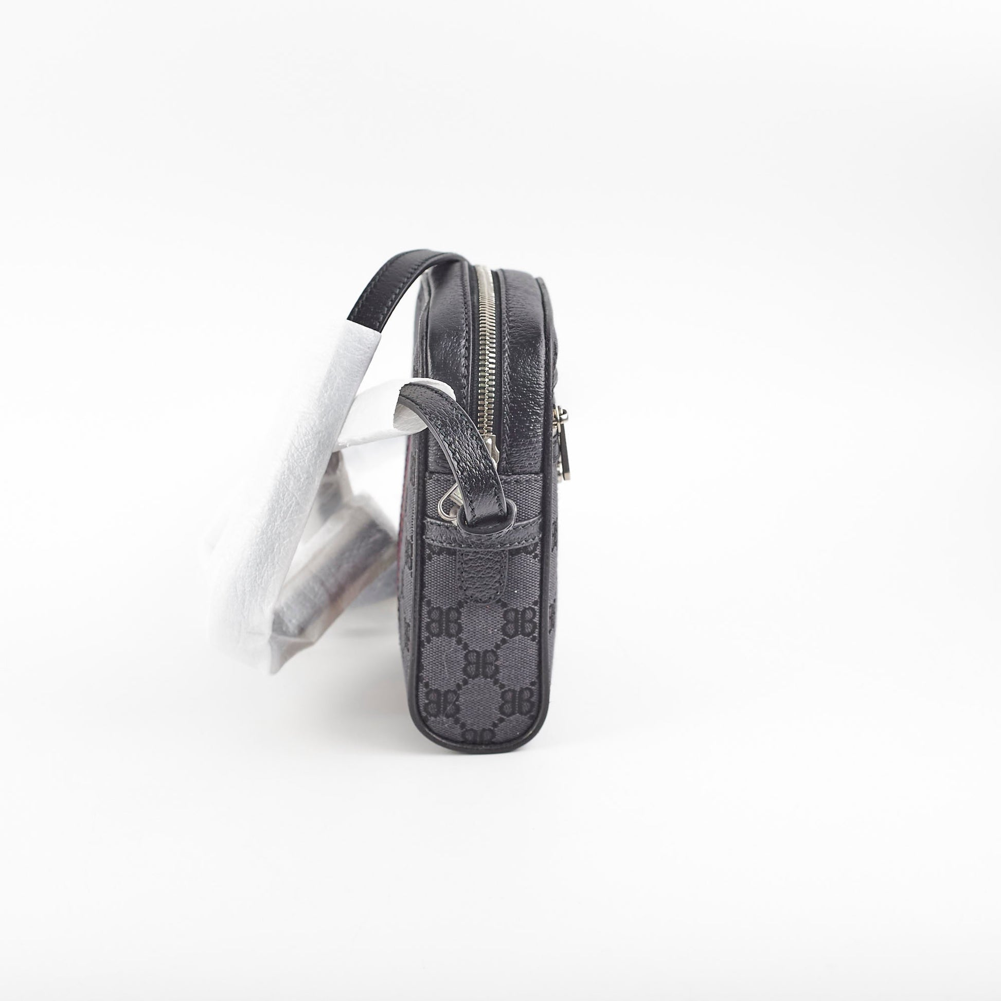 Gucci Balenciaga Crossbody Bag Monogram Black