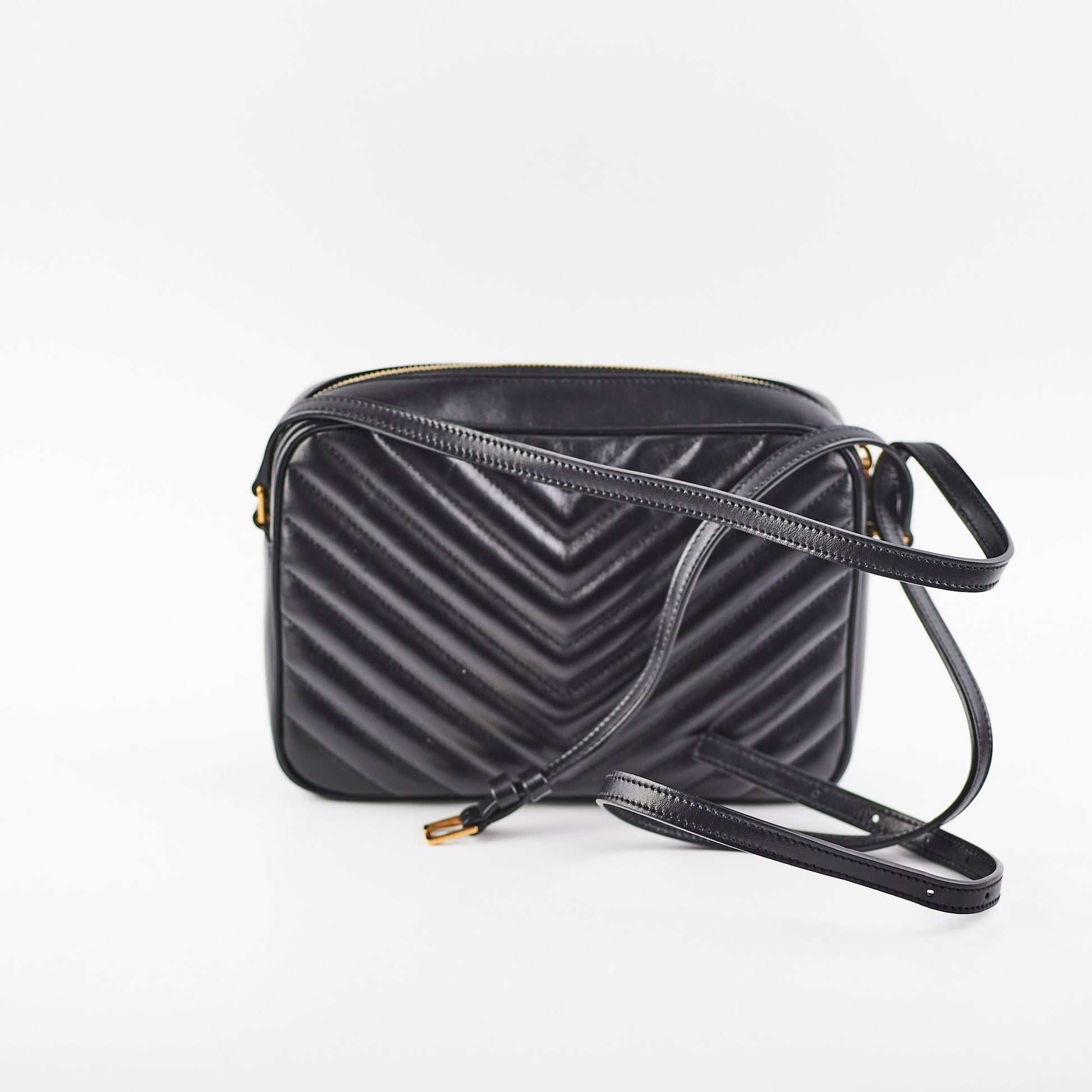 YSL Saint Laurent Lou Camera Bag Black Crossbody Bag 9