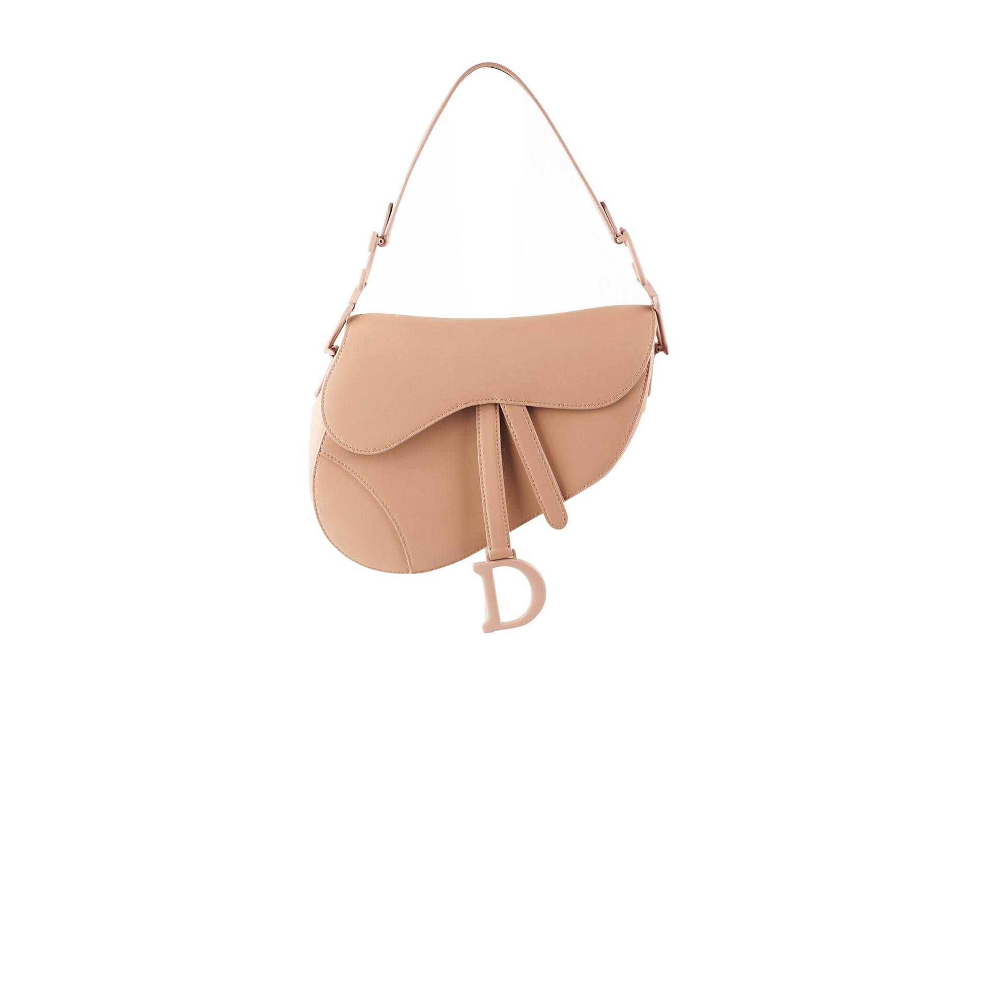 Dior Christian Ultramatte Saddle Bag Blush Shoulder Bag
