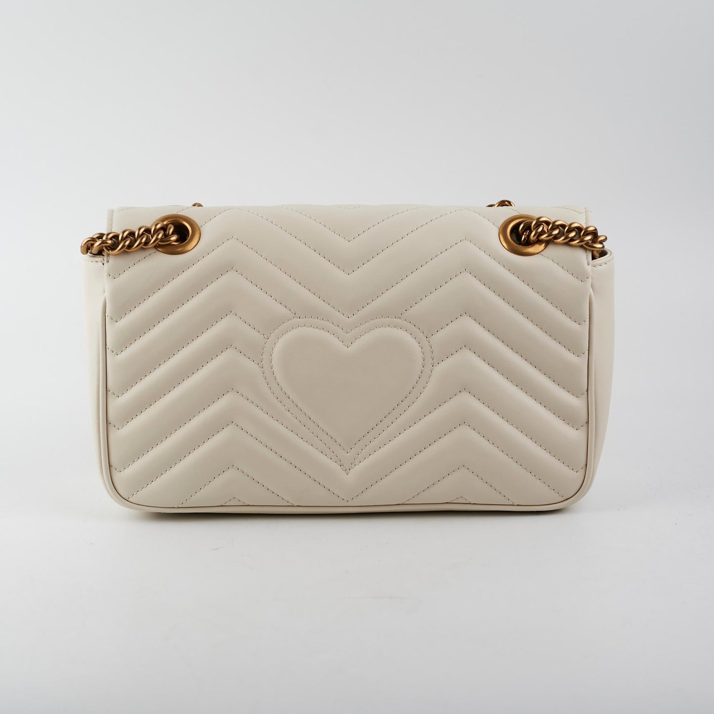 Gucci Marmont Ivory Crossbody Bag Medium
