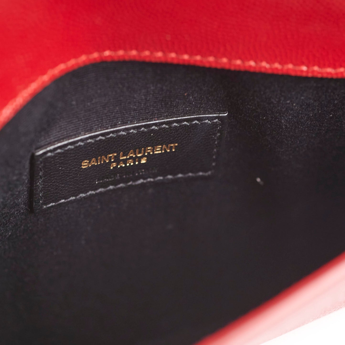 YSL Saint Laurent Uptown Clutch Red Clutch Bag