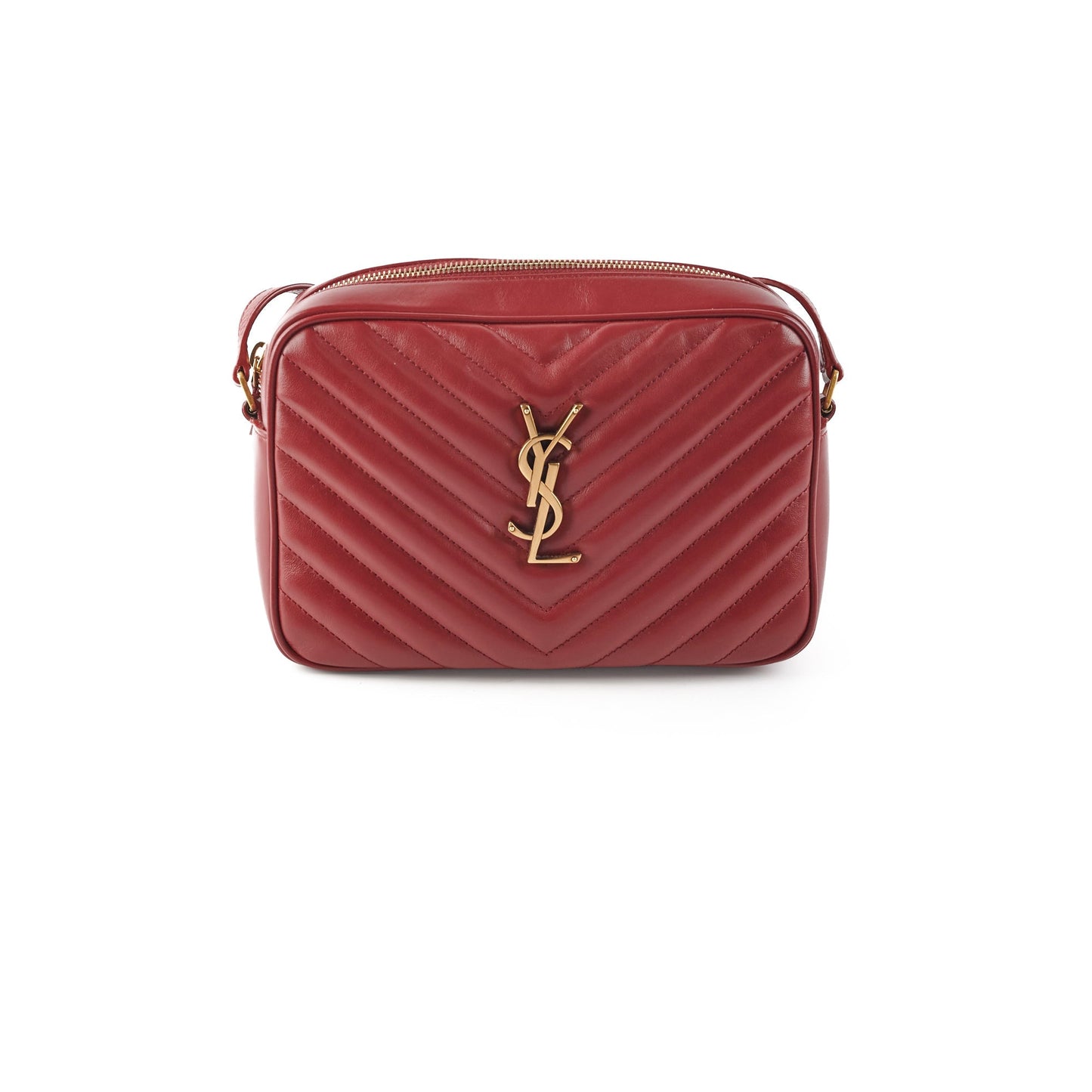 YSL Saint Laurent Lou Camera Bag Burgundy Travel Bag