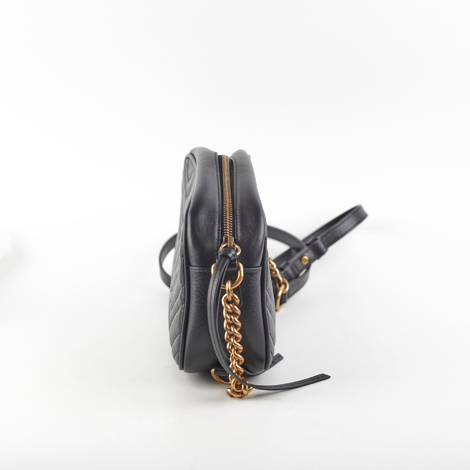 Gucci Marmont Camera Bag Black Small Travel Bag 3